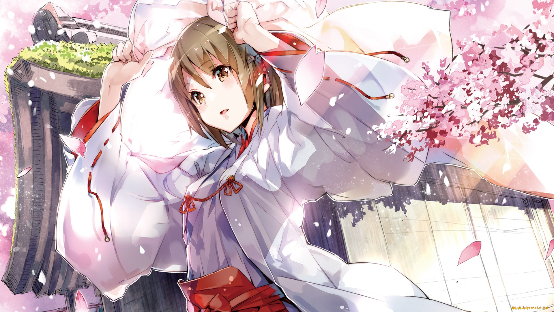 аниме, yosuga, no, sora, фон, взгляд, девушка