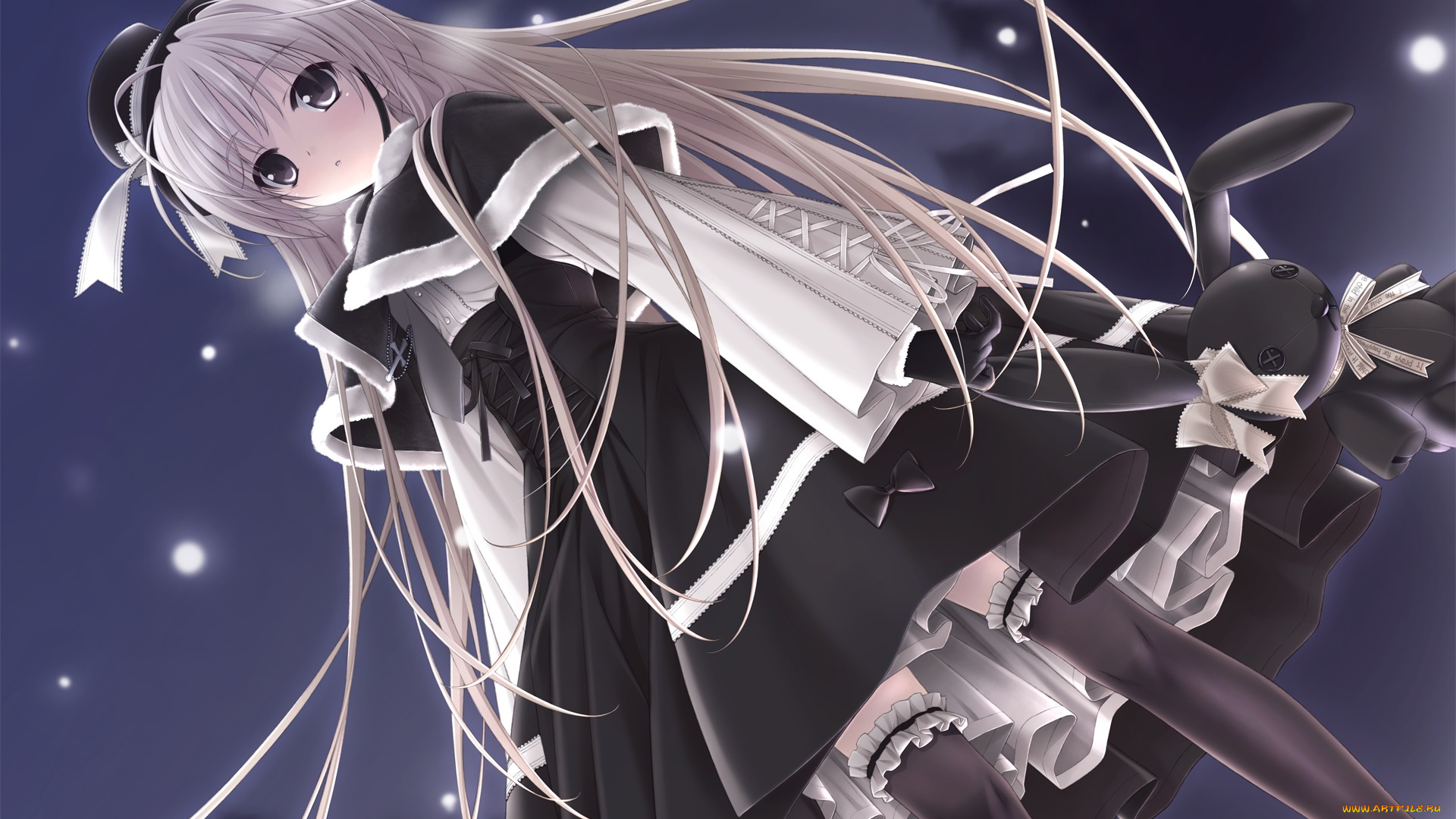 аниме, yosuga, no, sora, фон, взгляд, девушка