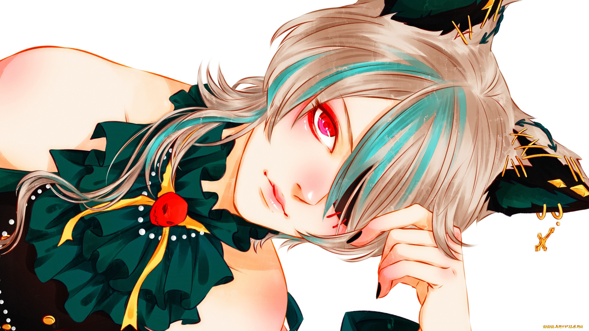 аниме, животные, , существа, парень