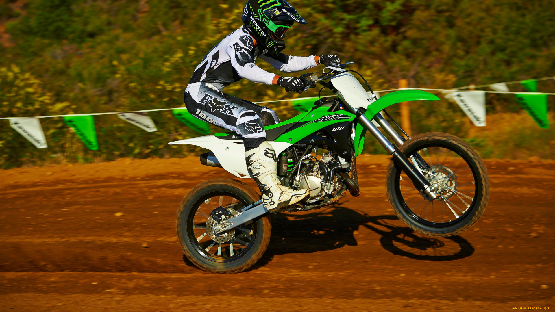 спорт, мотокросс, скорость, гонки