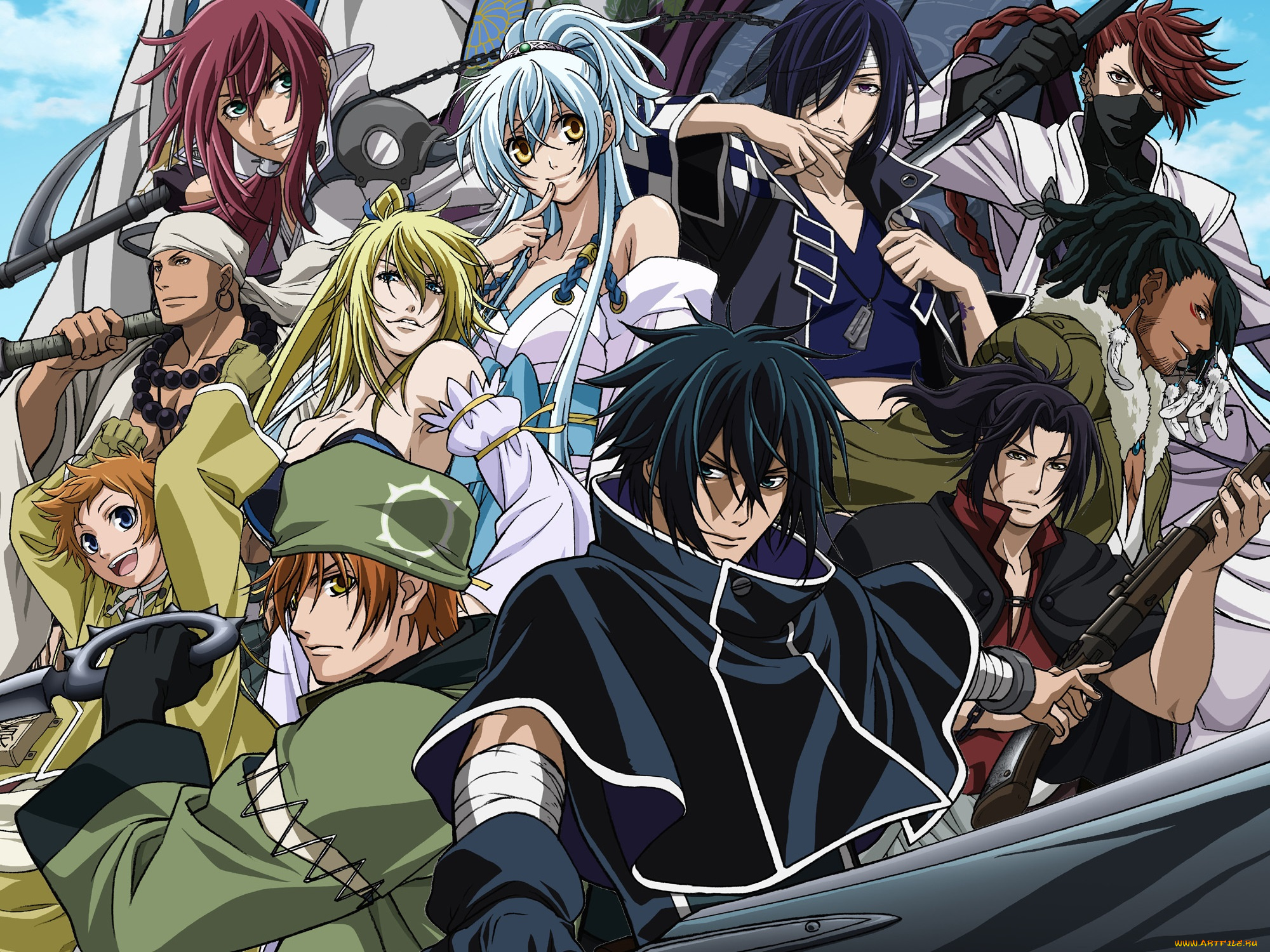 аниме, brave, 10, персонажи