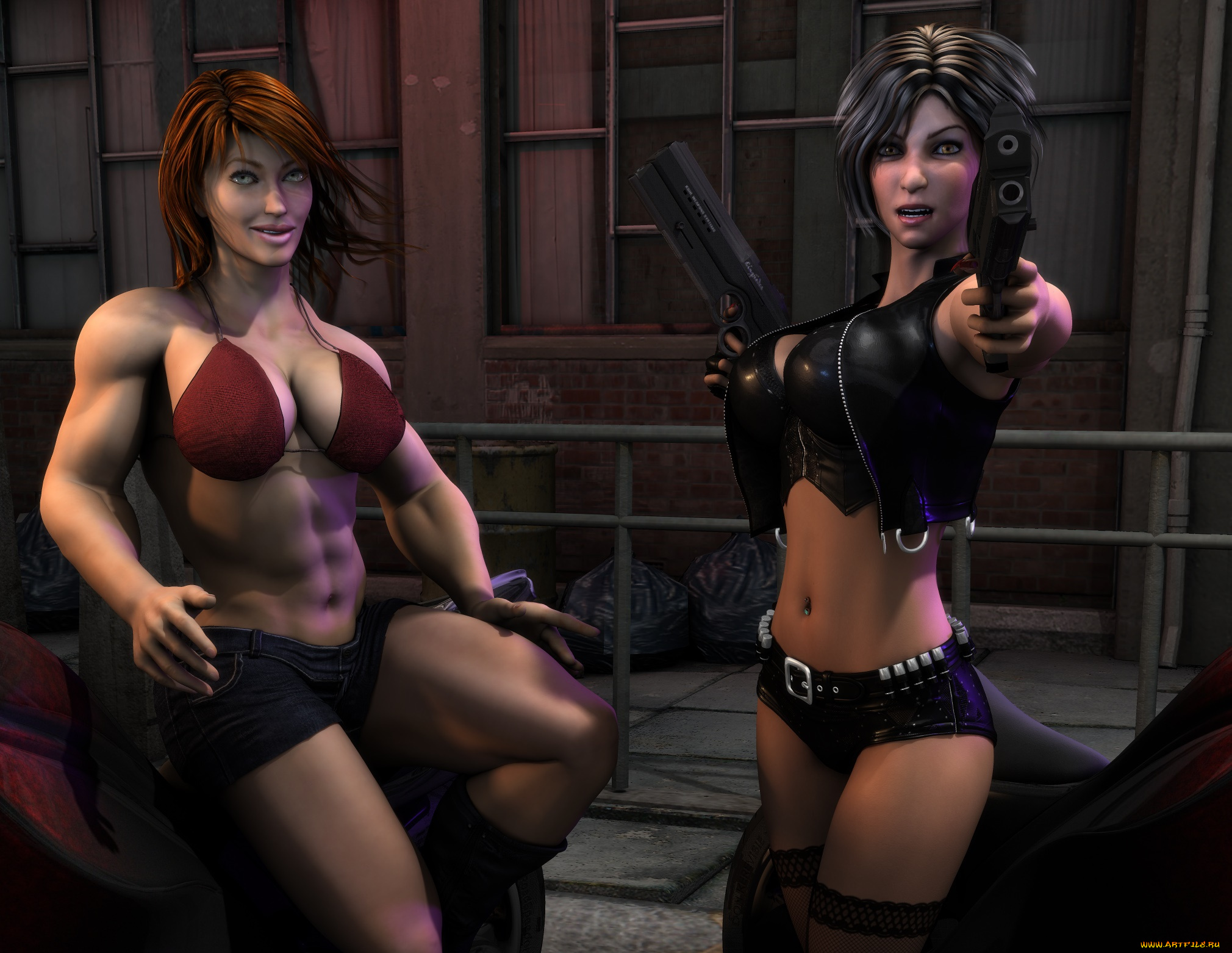 3д, графика, люди, , people, фон, взгляд, девушки