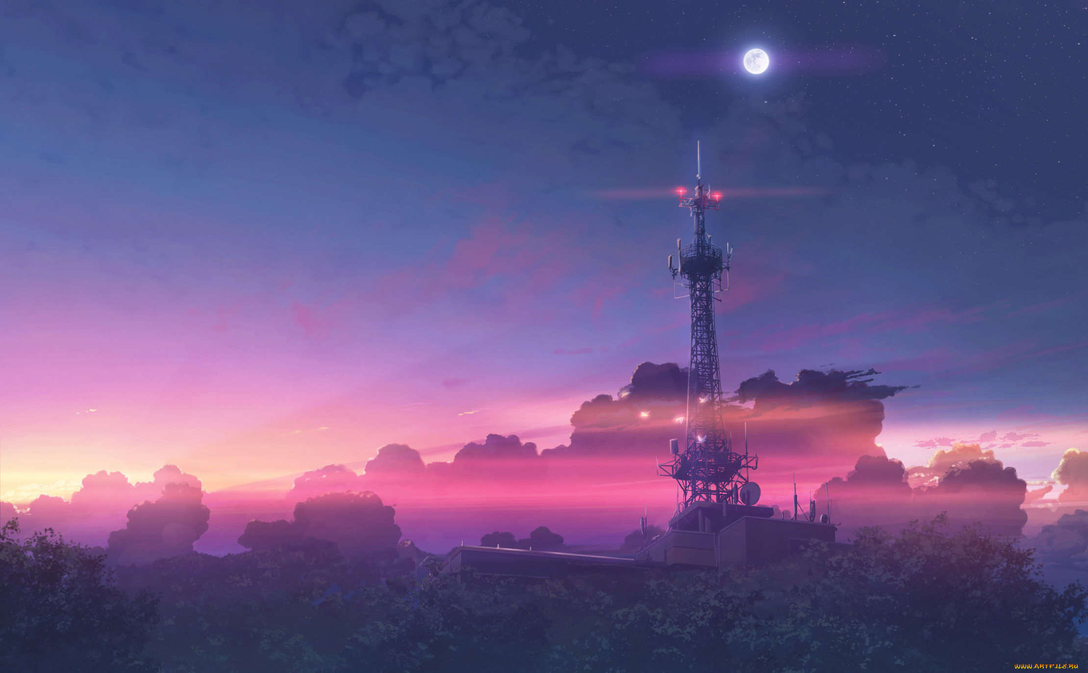 аниме, город, , улицы, , здания, hatsuame