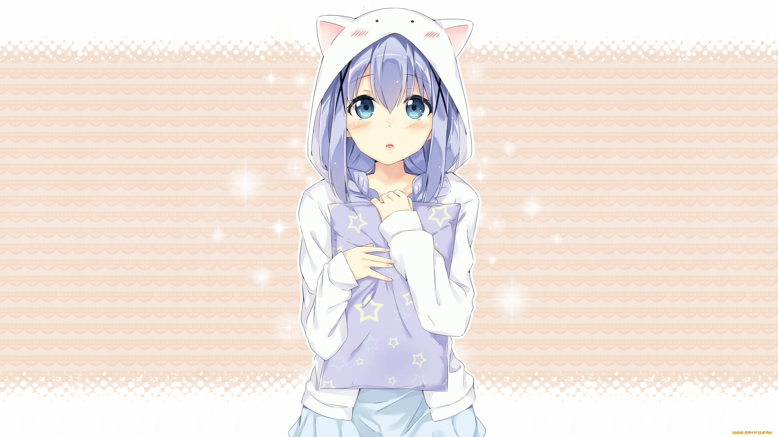 аниме, gochuumon, wa, usagi, desu, ka, kafuu, chino