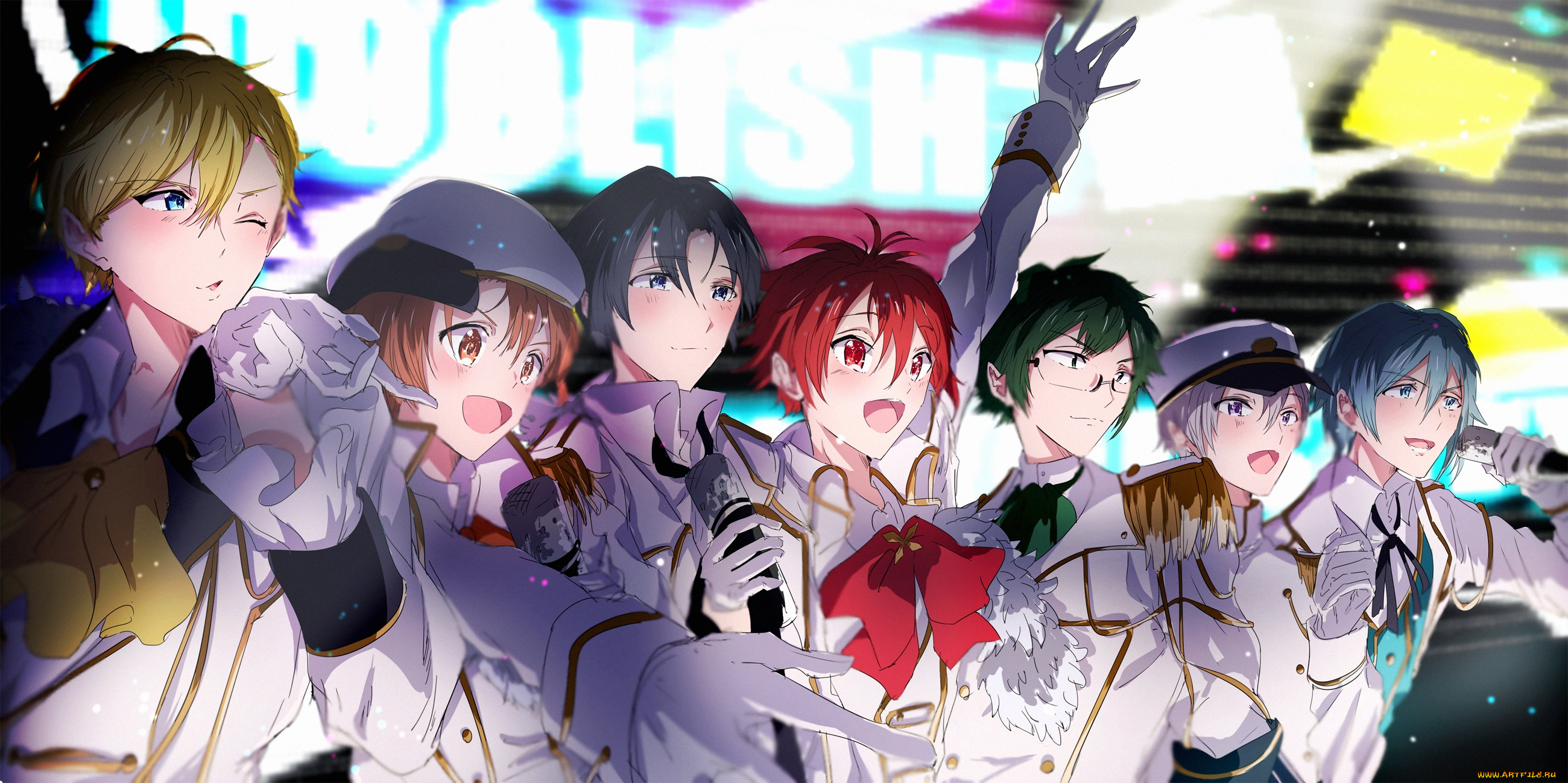 аниме, idolish7, парни