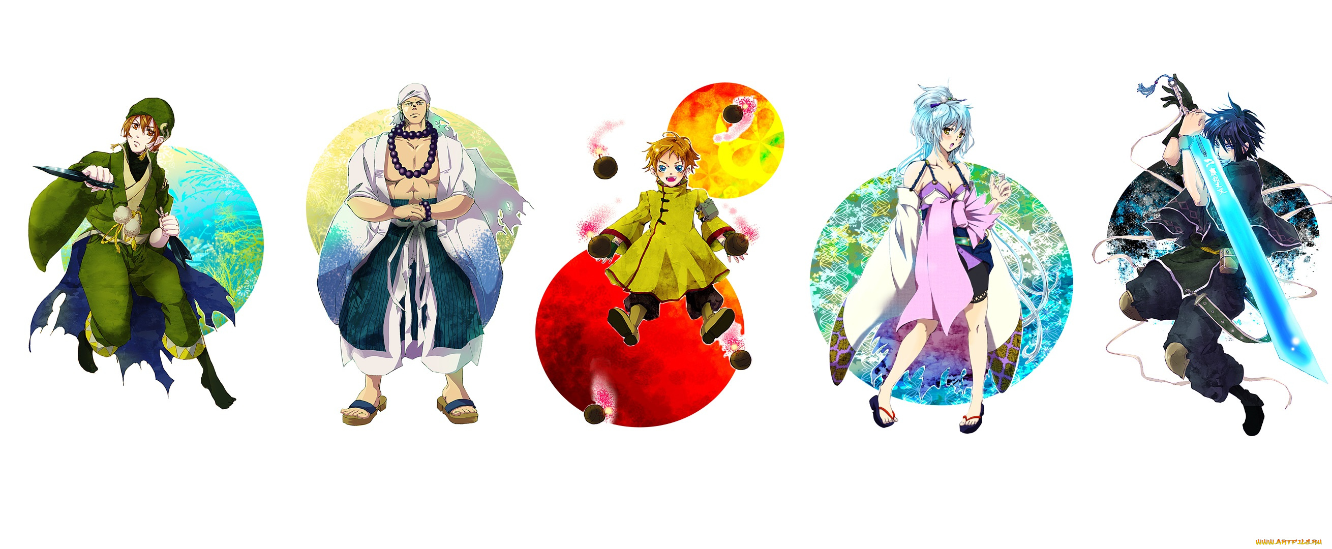 аниме, brave, 10, персонажи