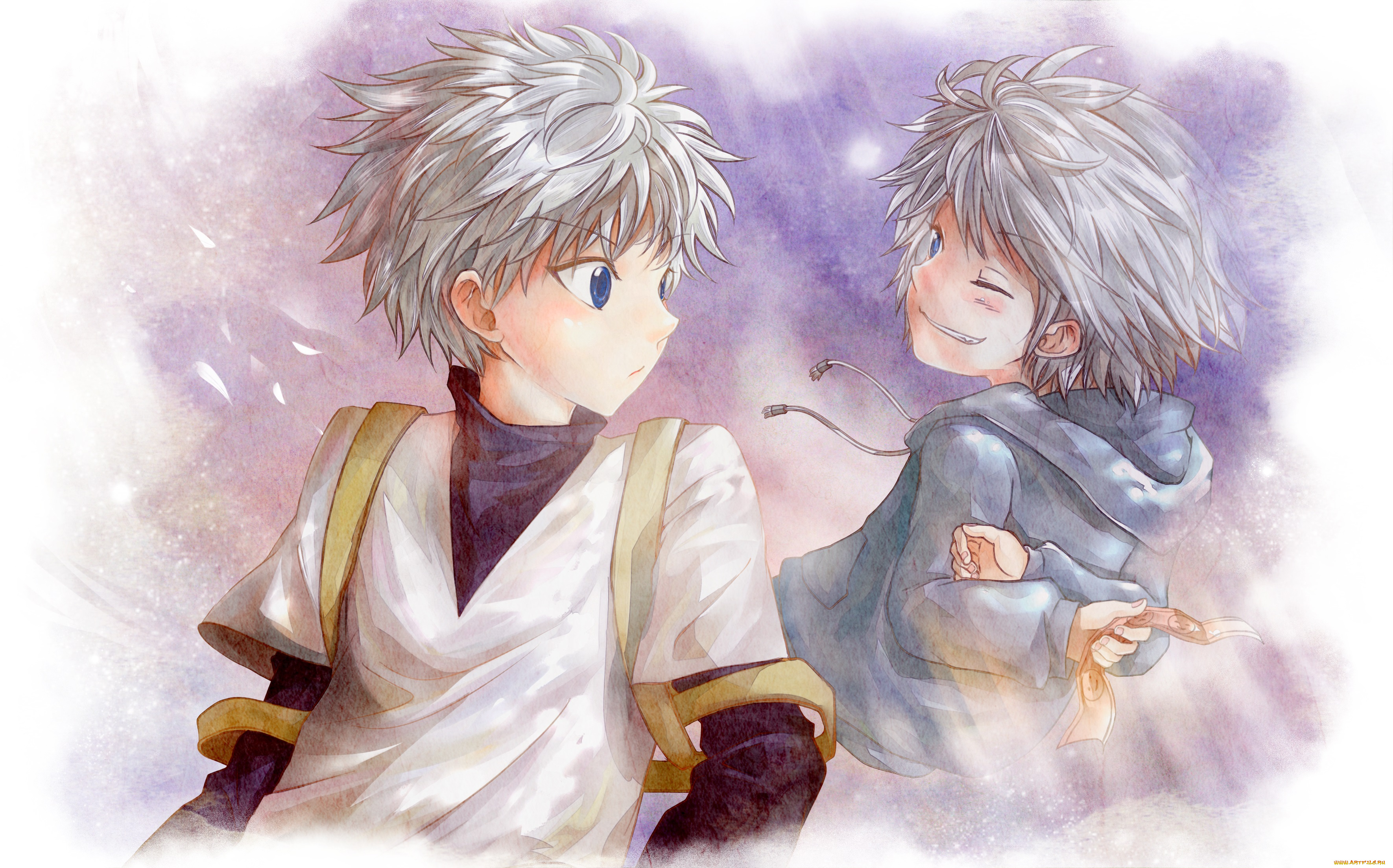 аниме, hunter, x, hunter, killua, zoldyck