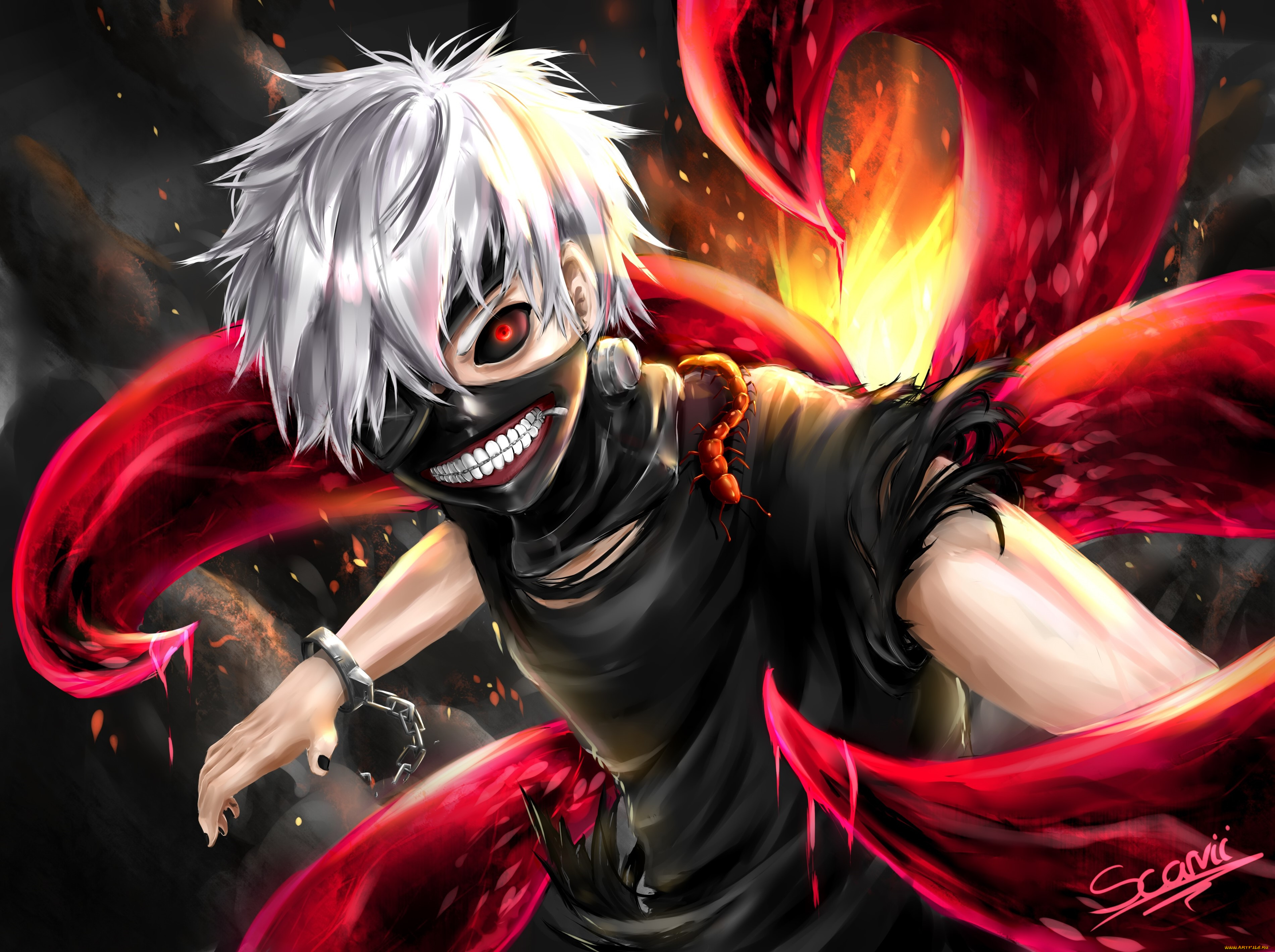 аниме, tokyo, ghoul, персонаж