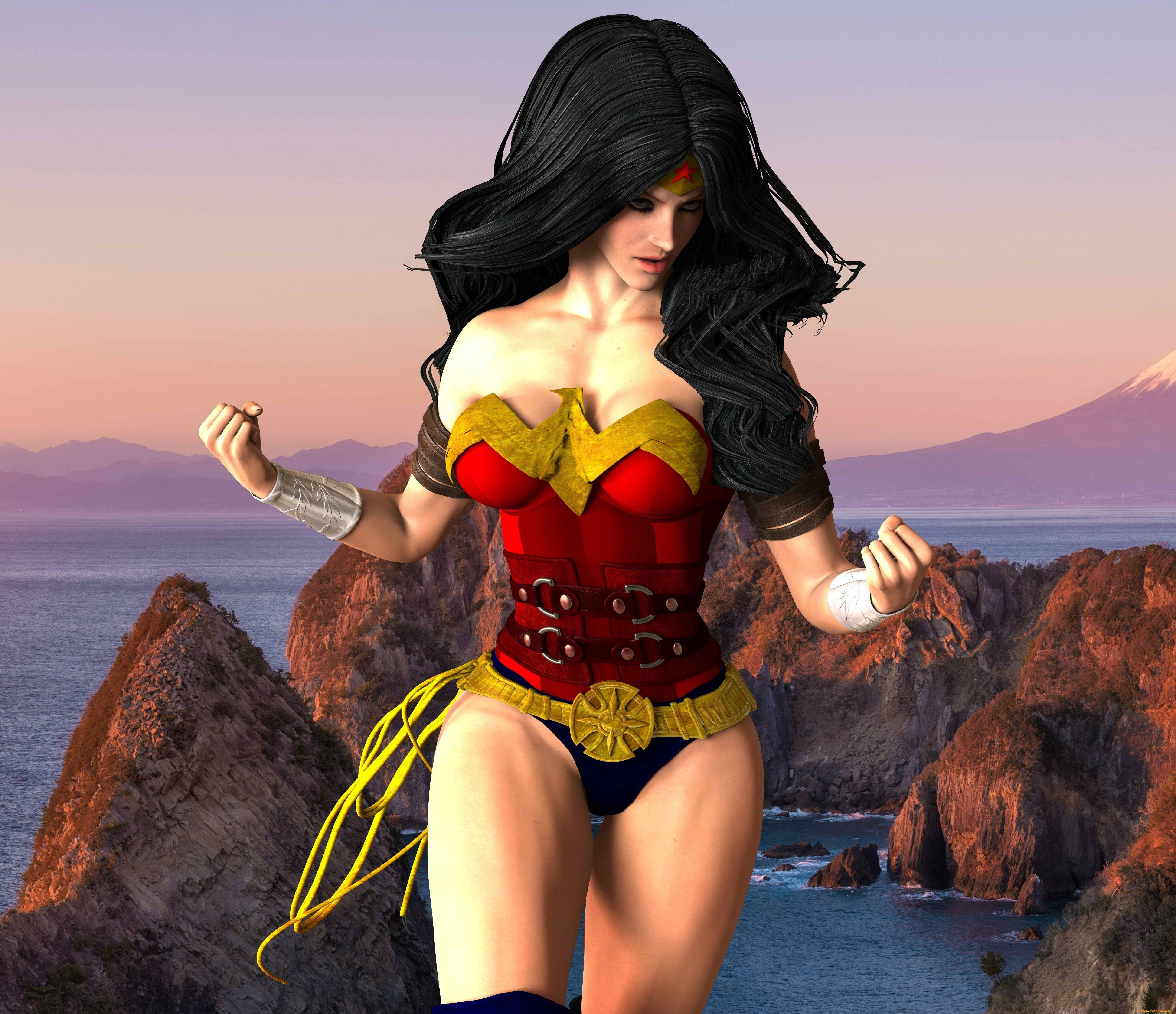 3д, графика, люди, , people, девушка, взгляд, фон