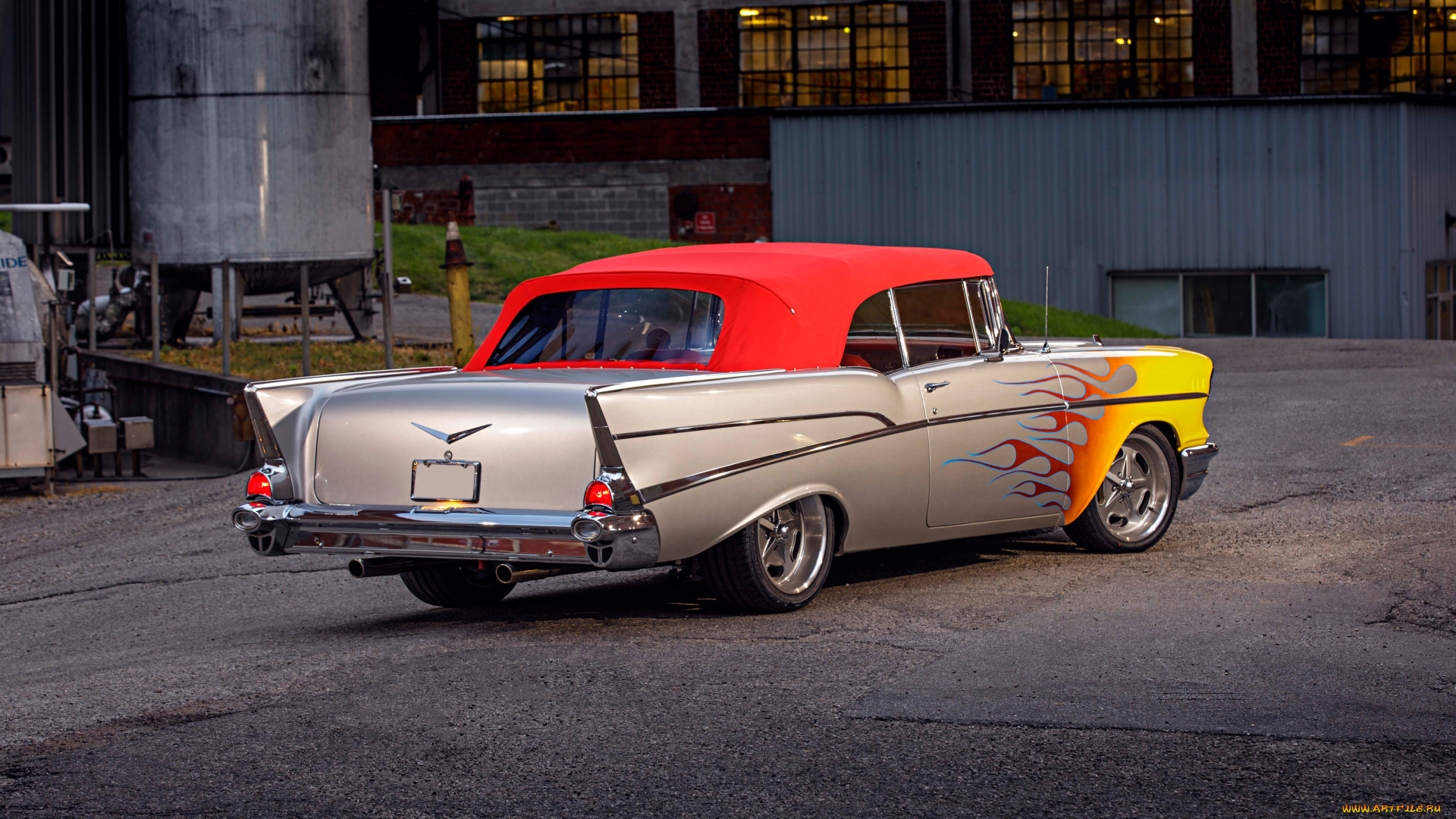 1957-chevrolet-convertible, автомобили, chevrolet