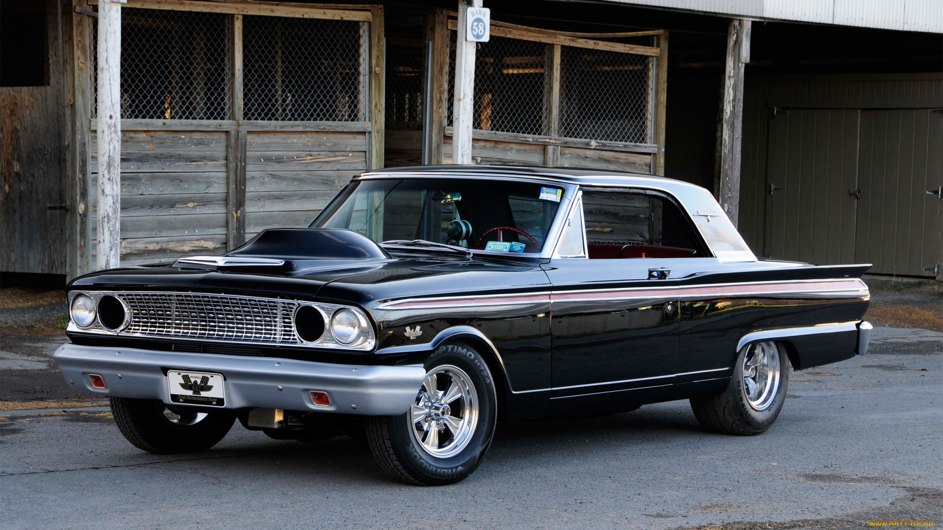 1963-ford-fairlaine-500-427-block, автомобили, ford