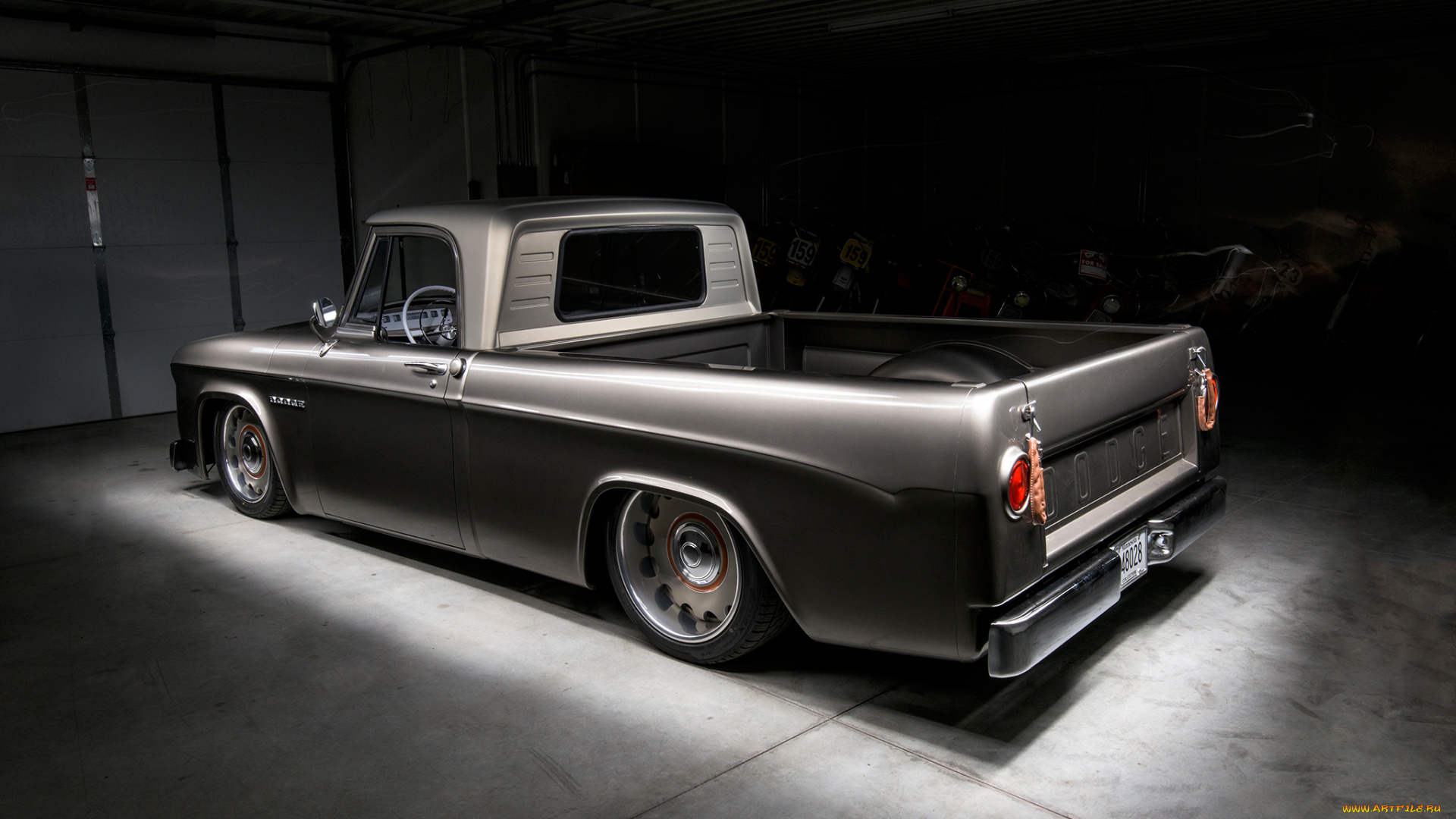1965-dodge-d-100, автомобили, custom, pick-up, dodge
