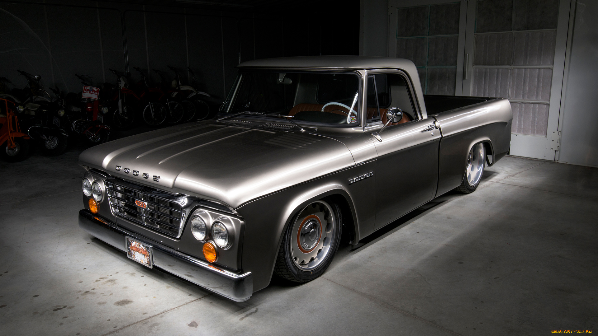 1965-dodge-d-100, автомобили, custom, pick-up, dodge