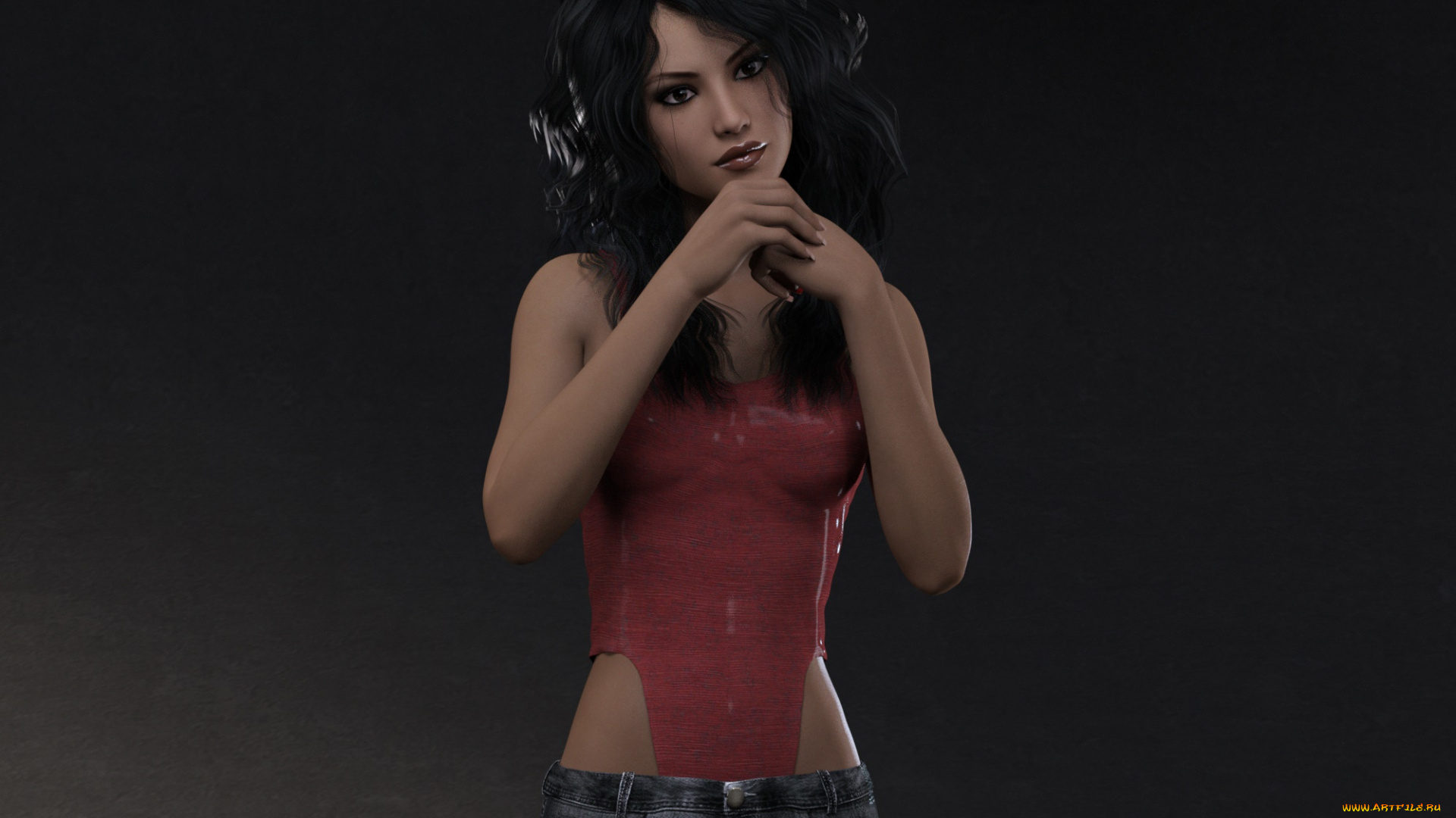 3д, графика, люди, , people, фон, взгляд, девушка