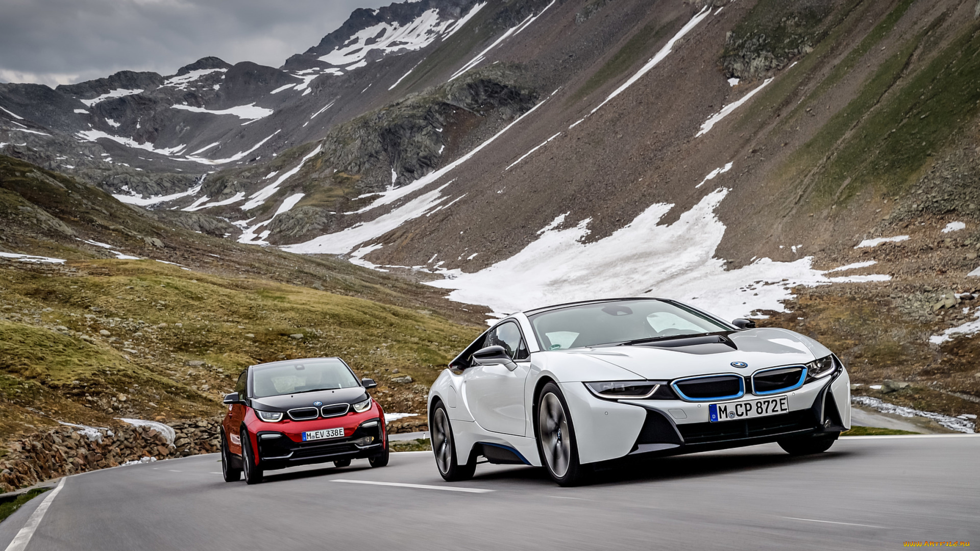 bmw, i3s, and, i8, 2018, автомобили, bmw, i3s, i8, 2018