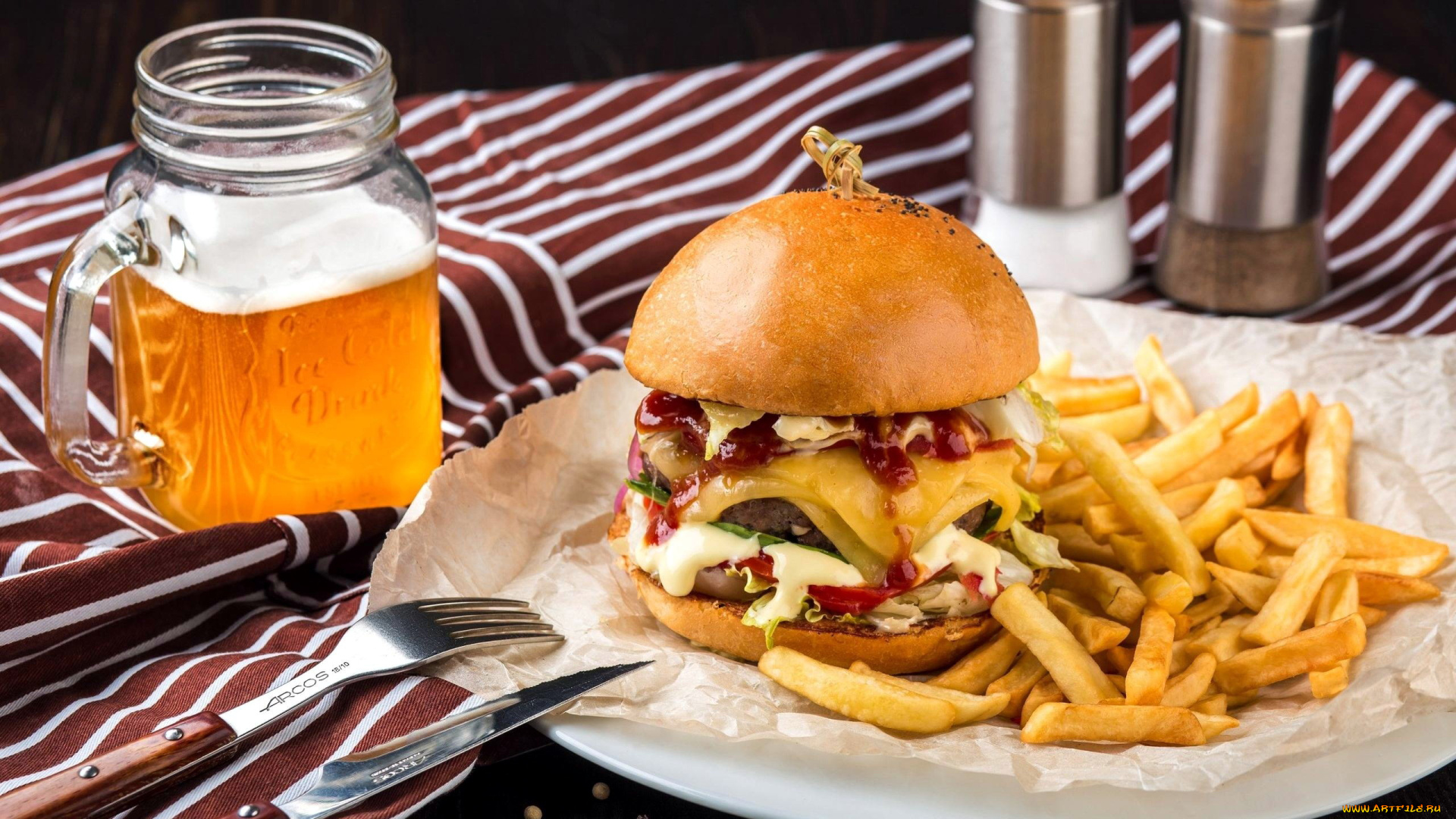 еда, бутерброды, , гамбургеры, , канапе, пиво, фри, картофель, гамбургер