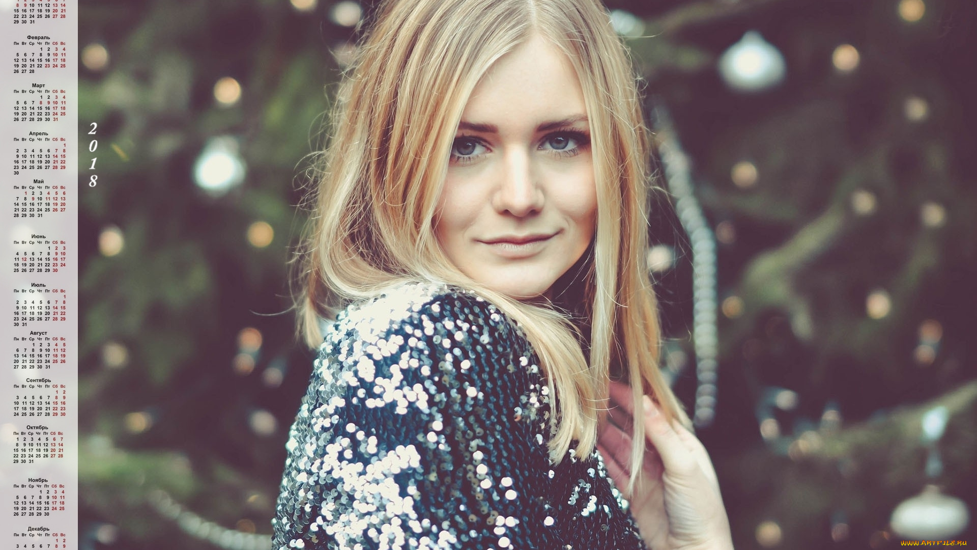 календари, девушки, макияж, лицо, взгляд