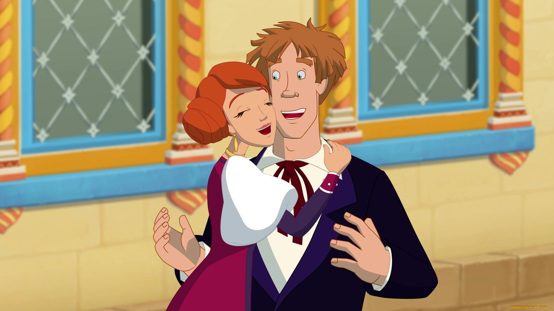 мультфильмы, иван, царевич, и, серый, волк, 3, девушка, парень, эмоции