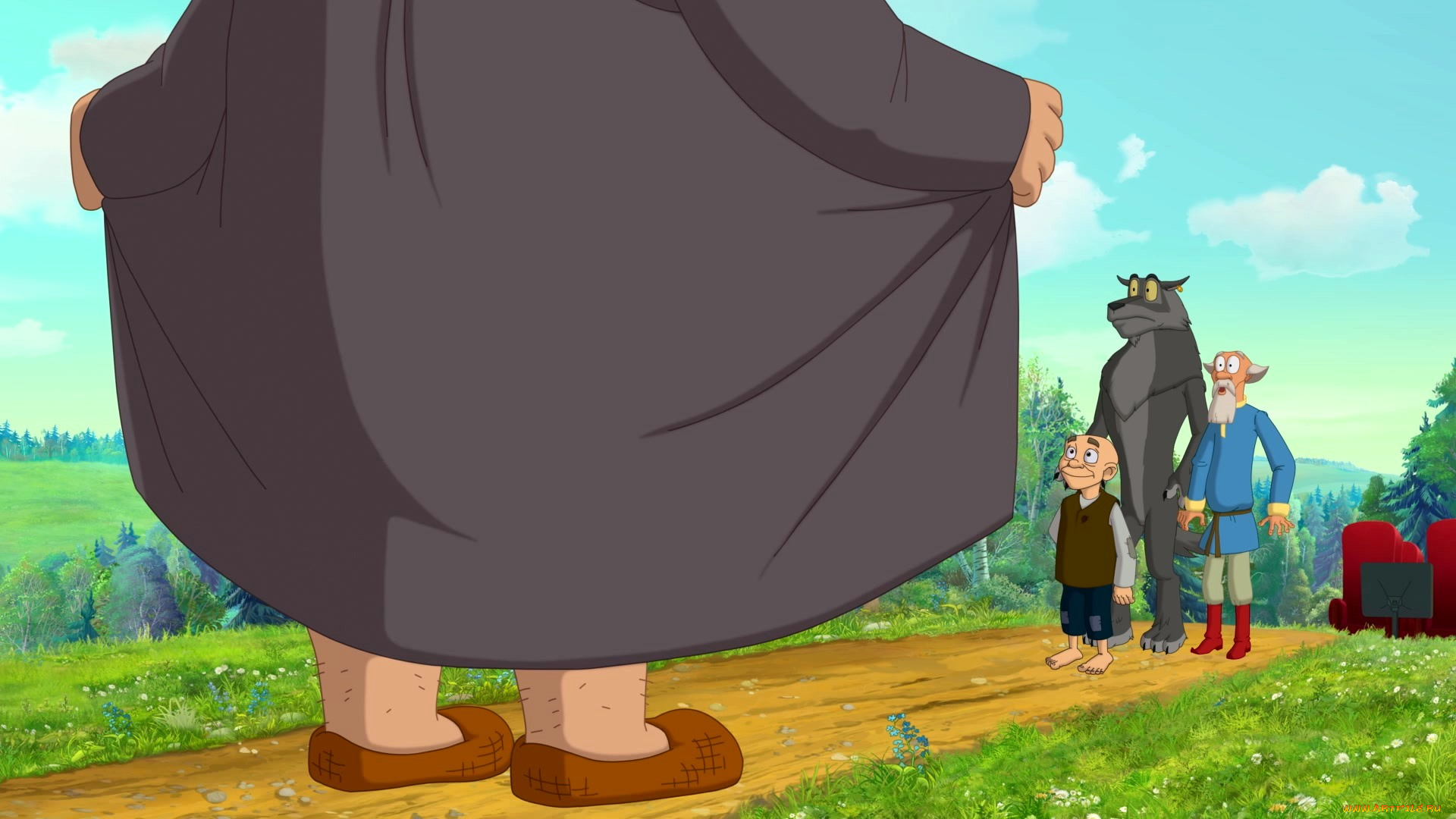 мультфильмы, иван, царевич, и, серый, волк, 3, эмоции, люди, волк