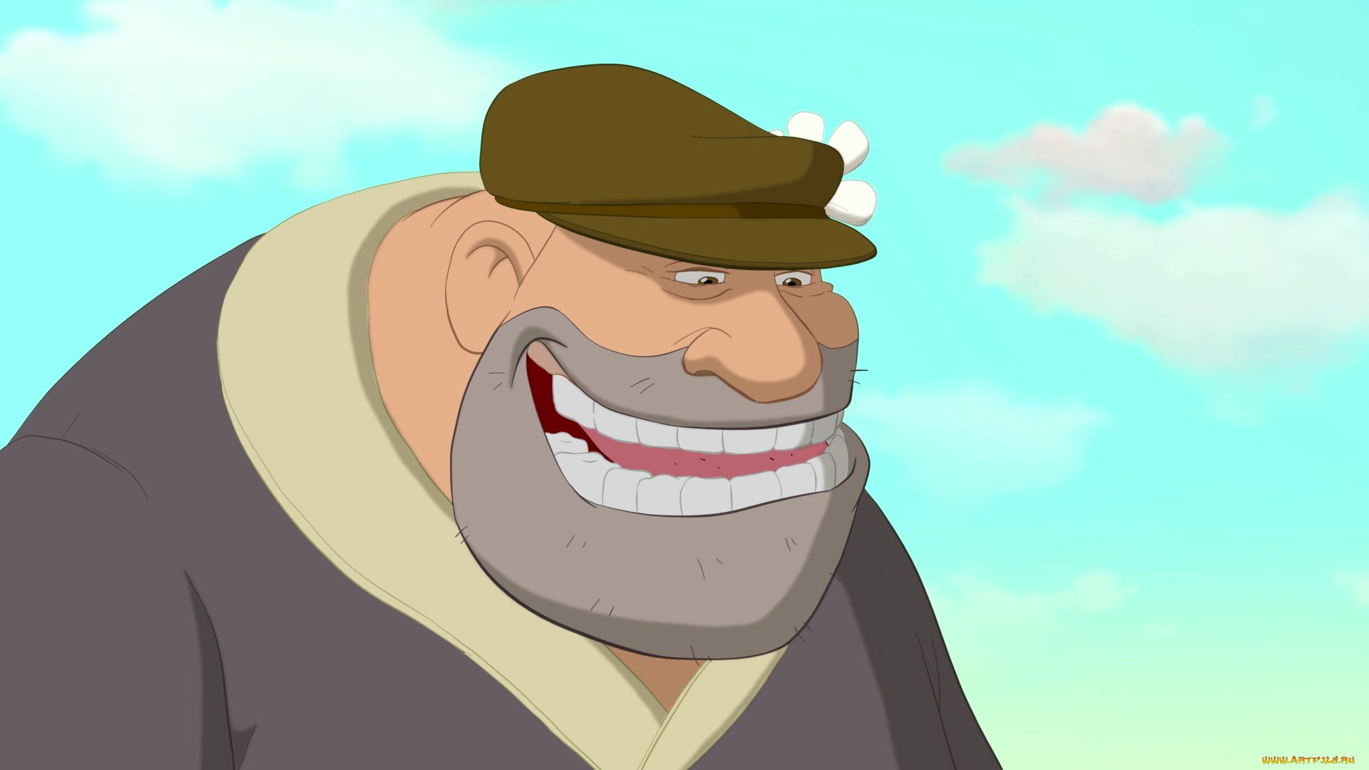 мультфильмы, иван, царевич, и, серый, волк, 3, великан, облако, эмоции, лицо