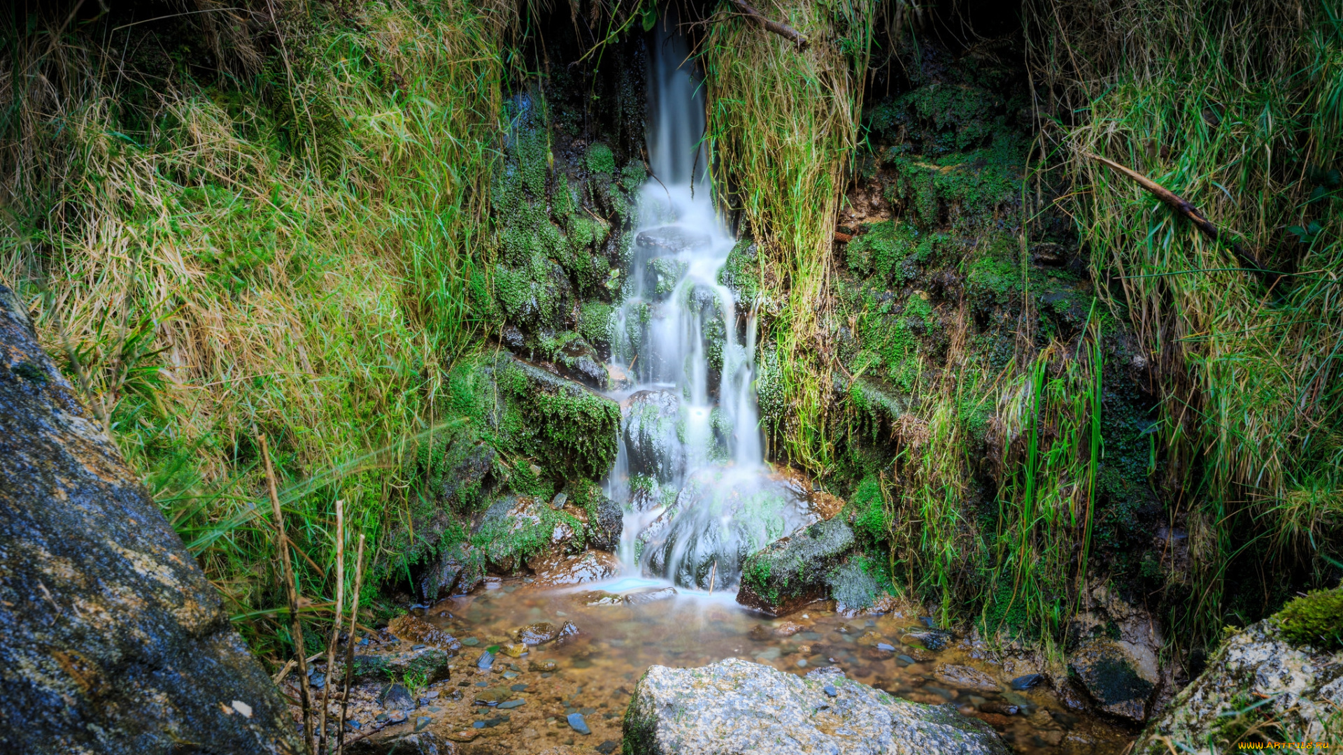 природа, водопады, простор