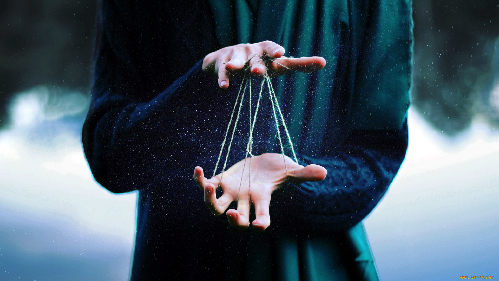 разное, руки, нити