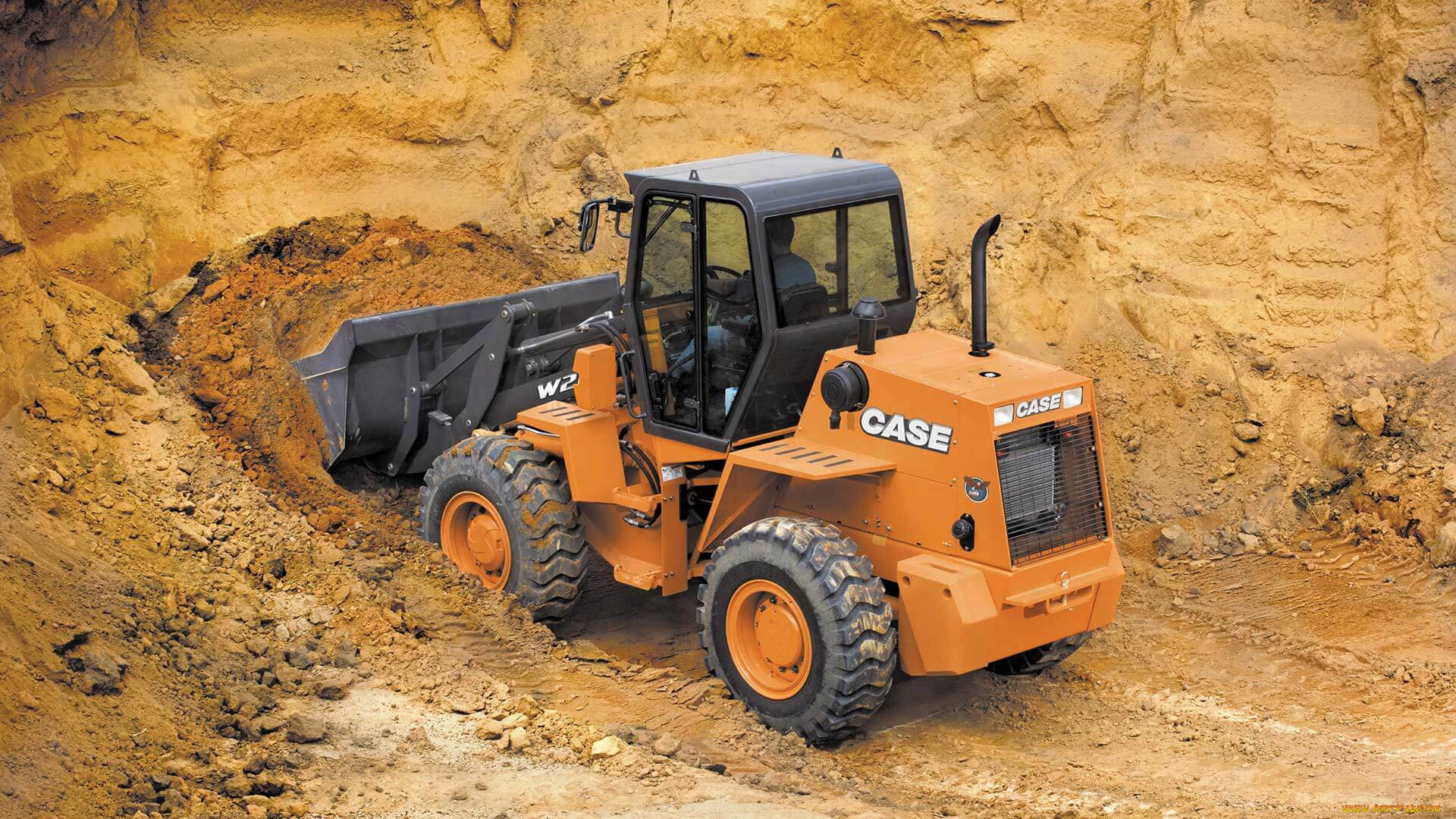 техника, фронтальные, погрузчики, case