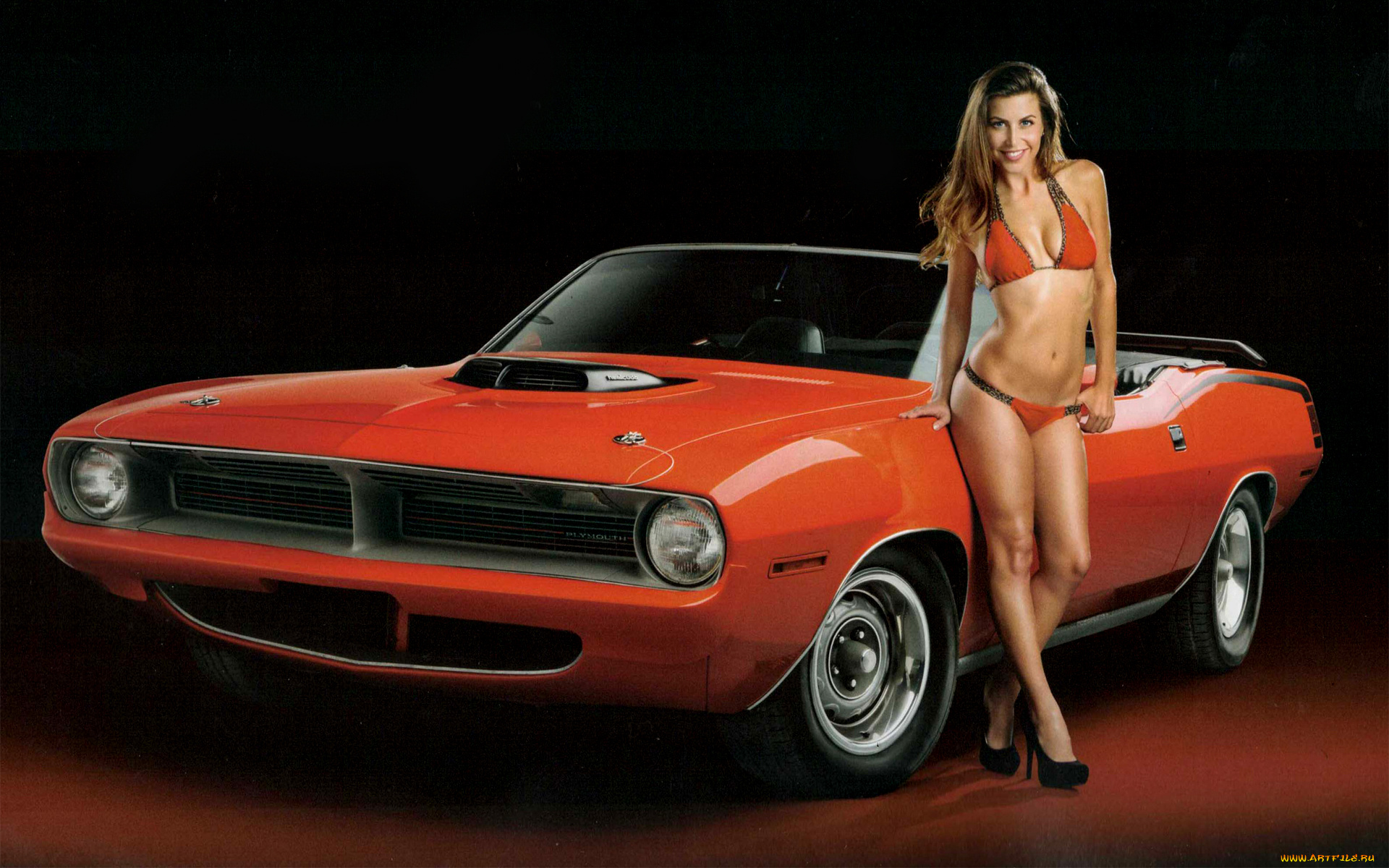 автомобили, -авто, с, девушками, plymouth