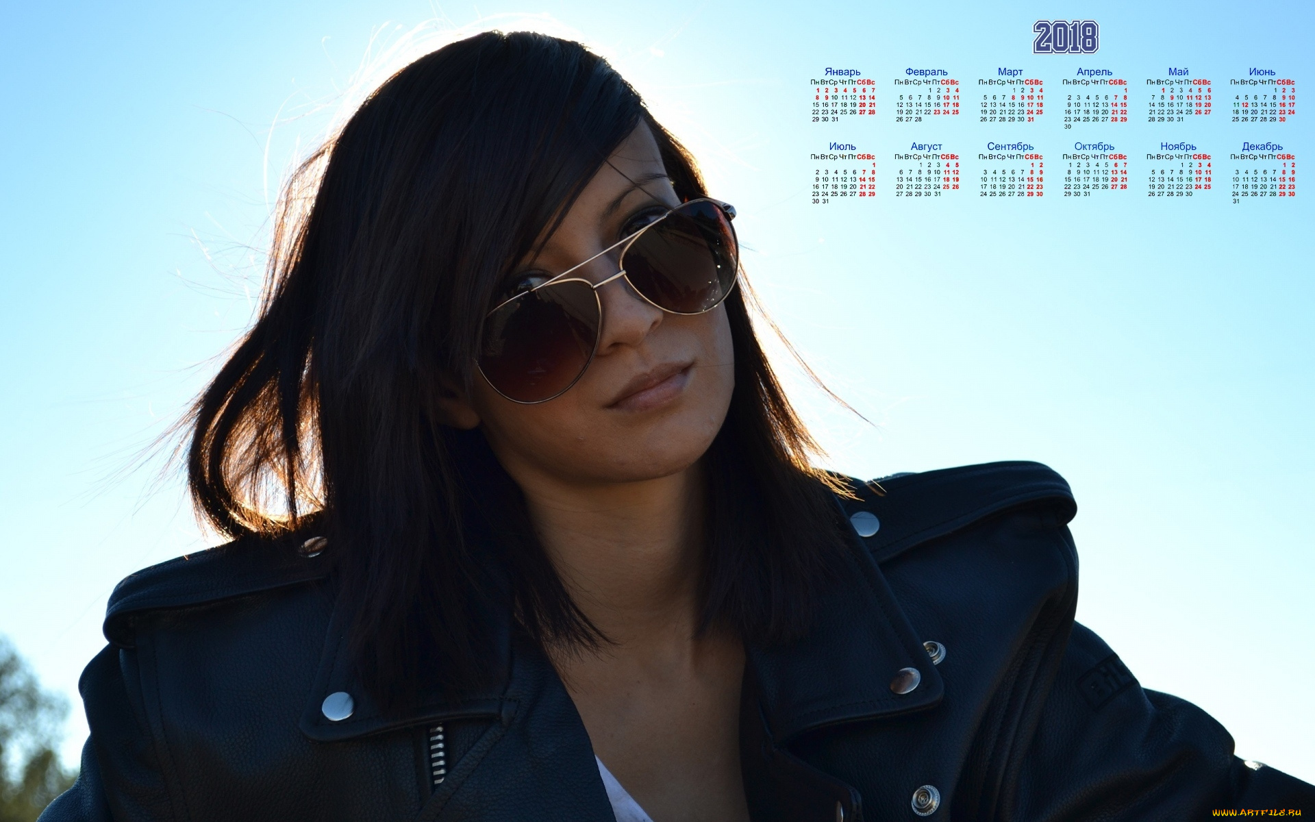 календари, девушки, очки, лицо, взгляд