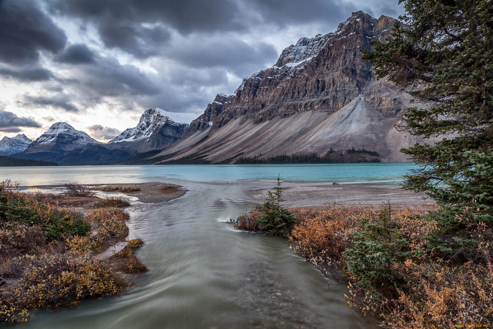 природа, побережье, простор