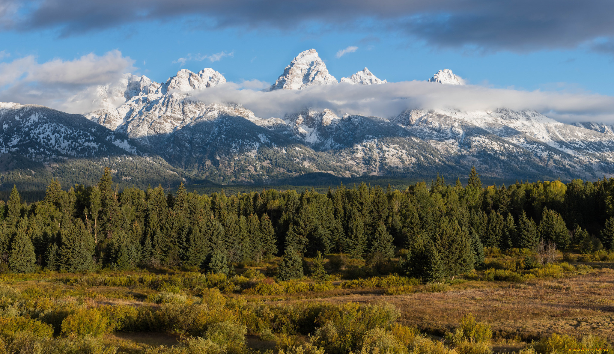 природа, горы, простор