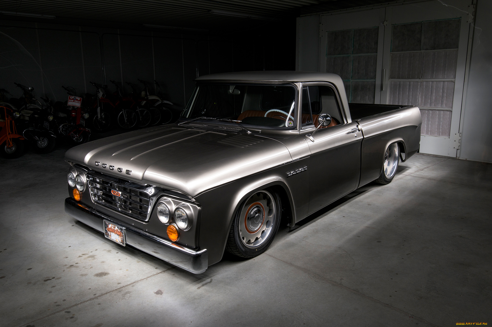 1965-dodge-d-100, автомобили, custom, pick-up, dodge