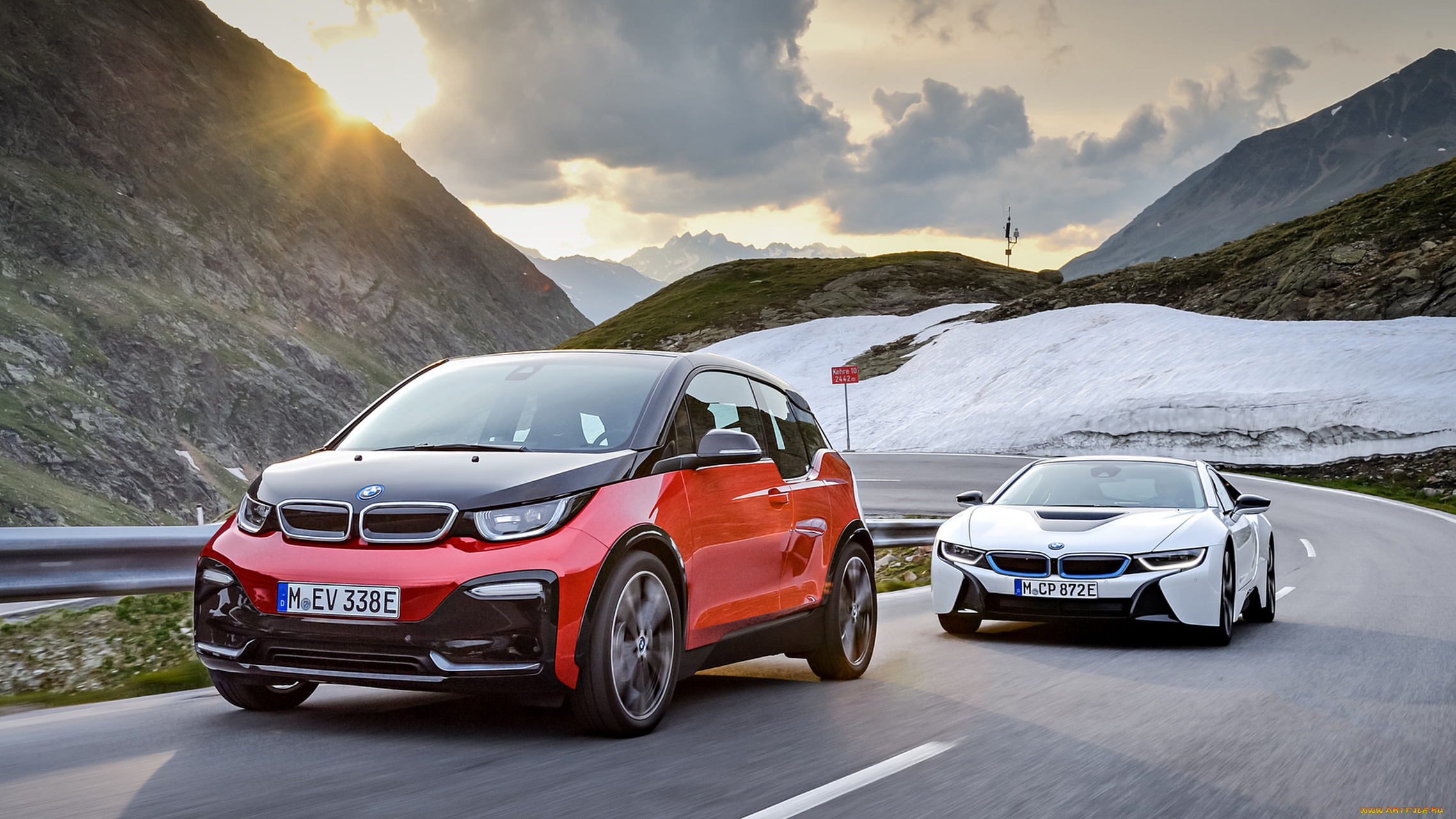 bmw, i3s, and, i8, 2018, автомобили, bmw, i3s, i8, 2018