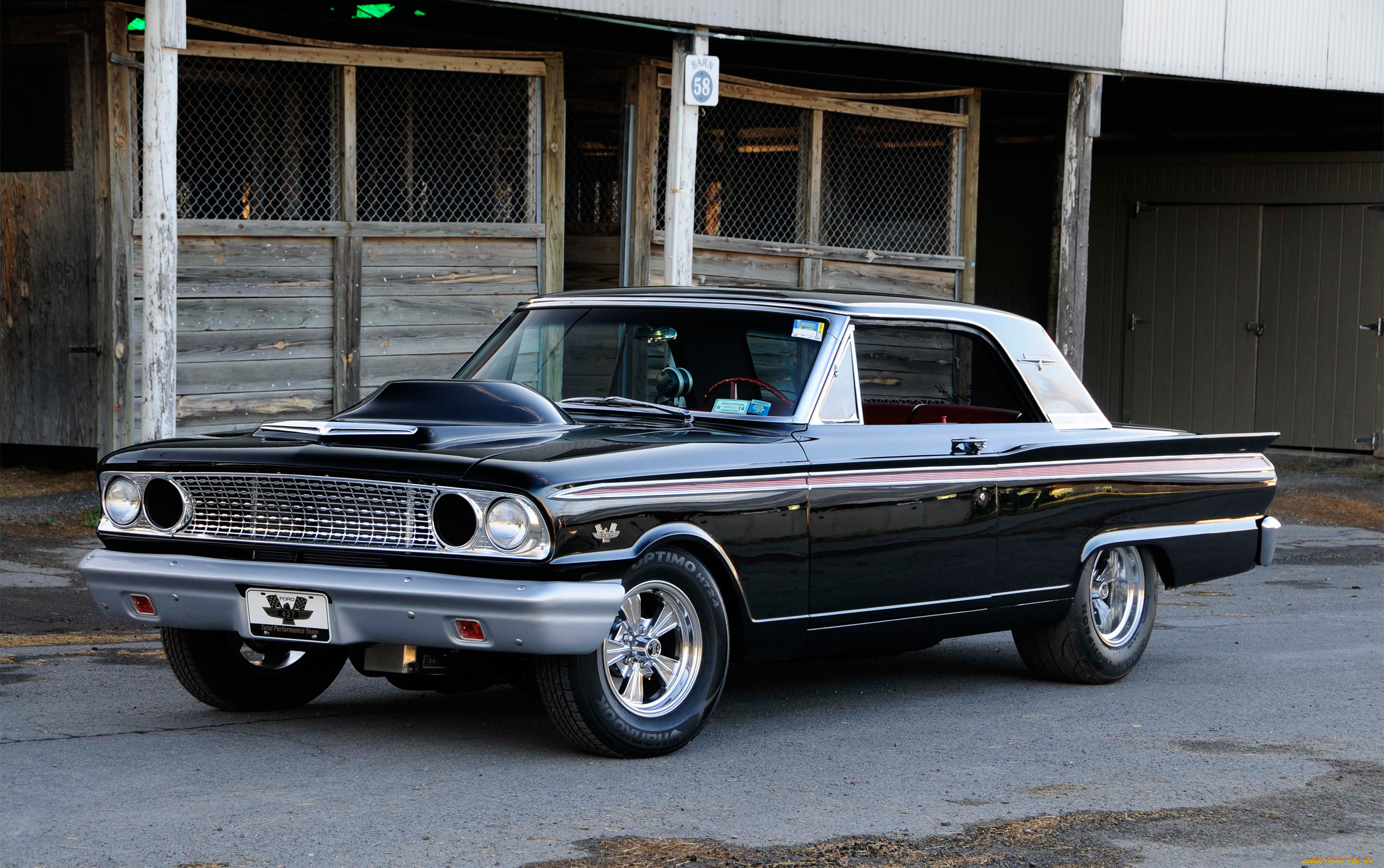 1963-ford-fairlaine-500-427-block, автомобили, ford