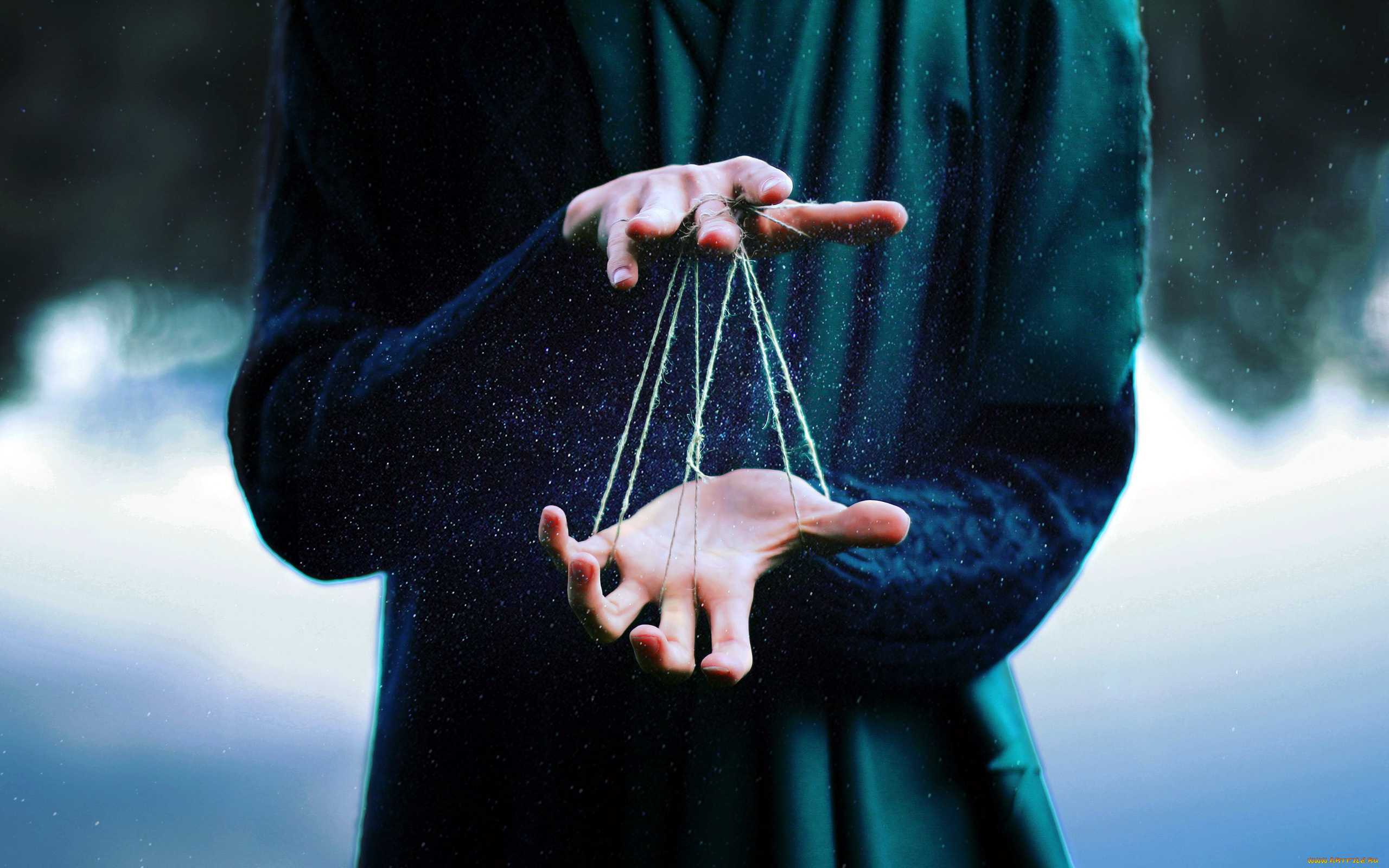 разное, руки, нити