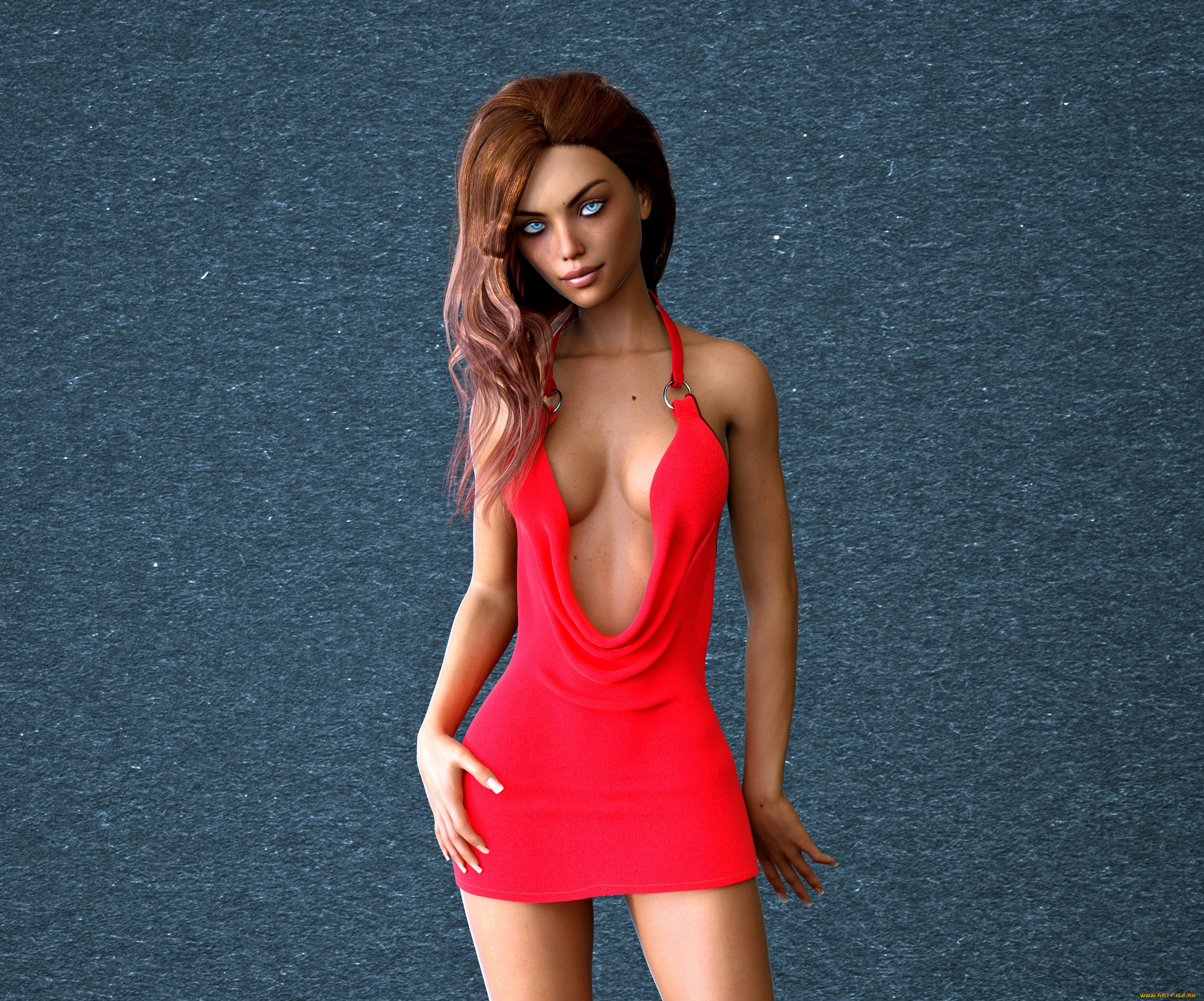 3д, графика, люди, , people, девушка, взгляд, фон