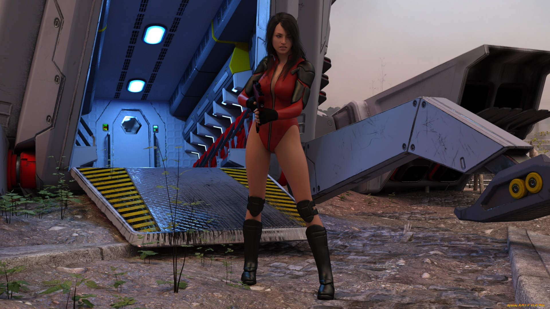 3д, графика, фантазия, , fantasy, фон, взгляд, девушка