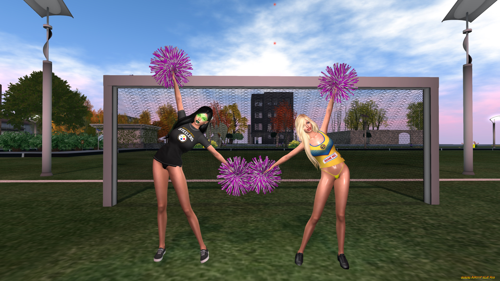 3д, графика, спорт, , sport, фон, взгляд, девушки