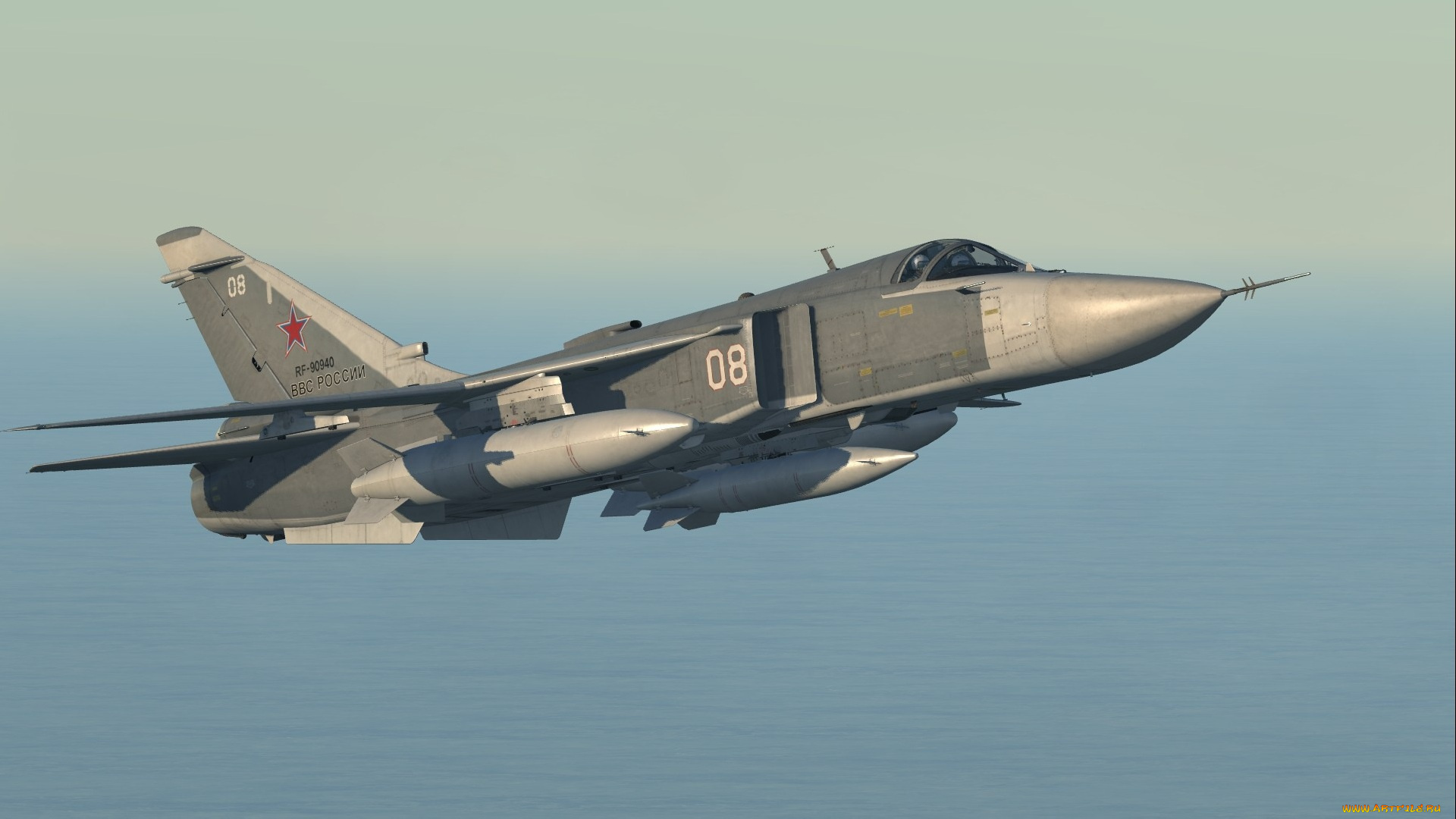 авиация, боевые, самолёты, фронтовой, бомбардировщик, кб, сухого, су-24м