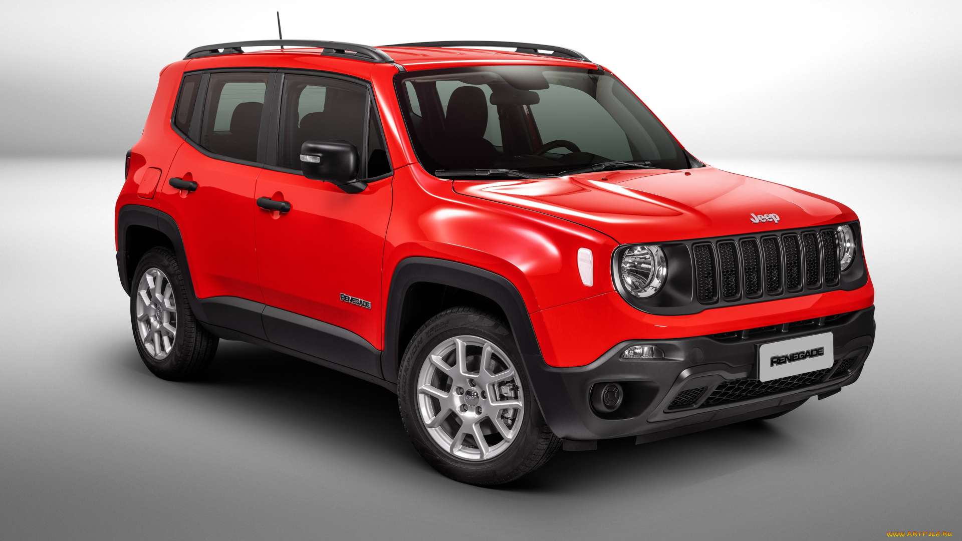 автомобили, jeep, 2019, jeep, renegade, красный, джип, ренегат, американские, автомобили