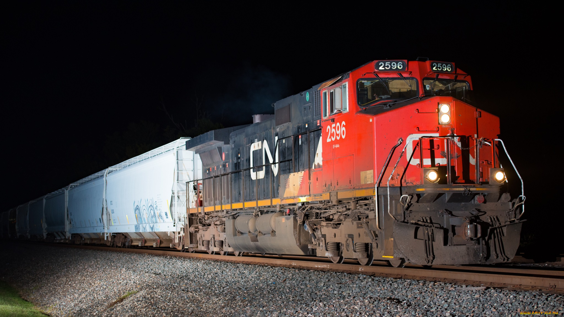 техника, поезда, локомотив, состав