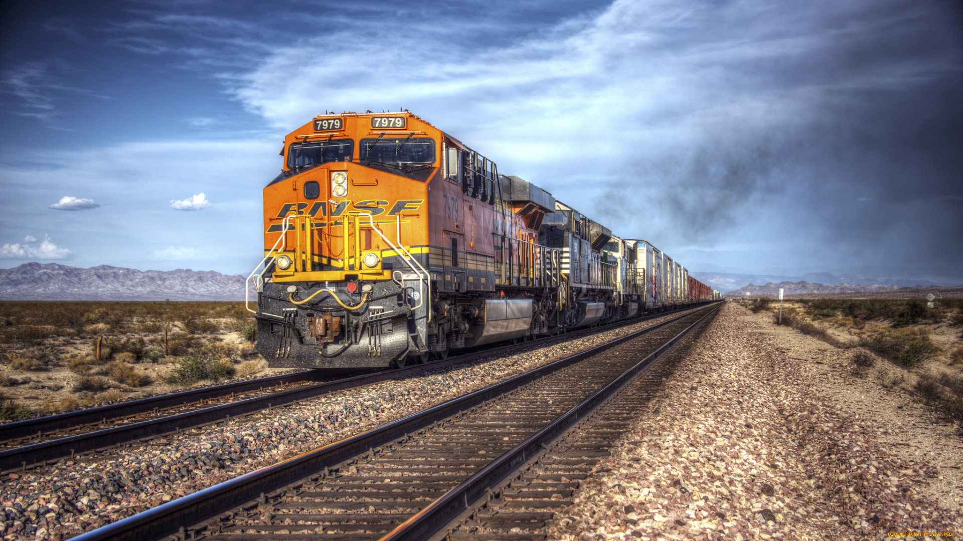 техника, поезда, локомотив, состав