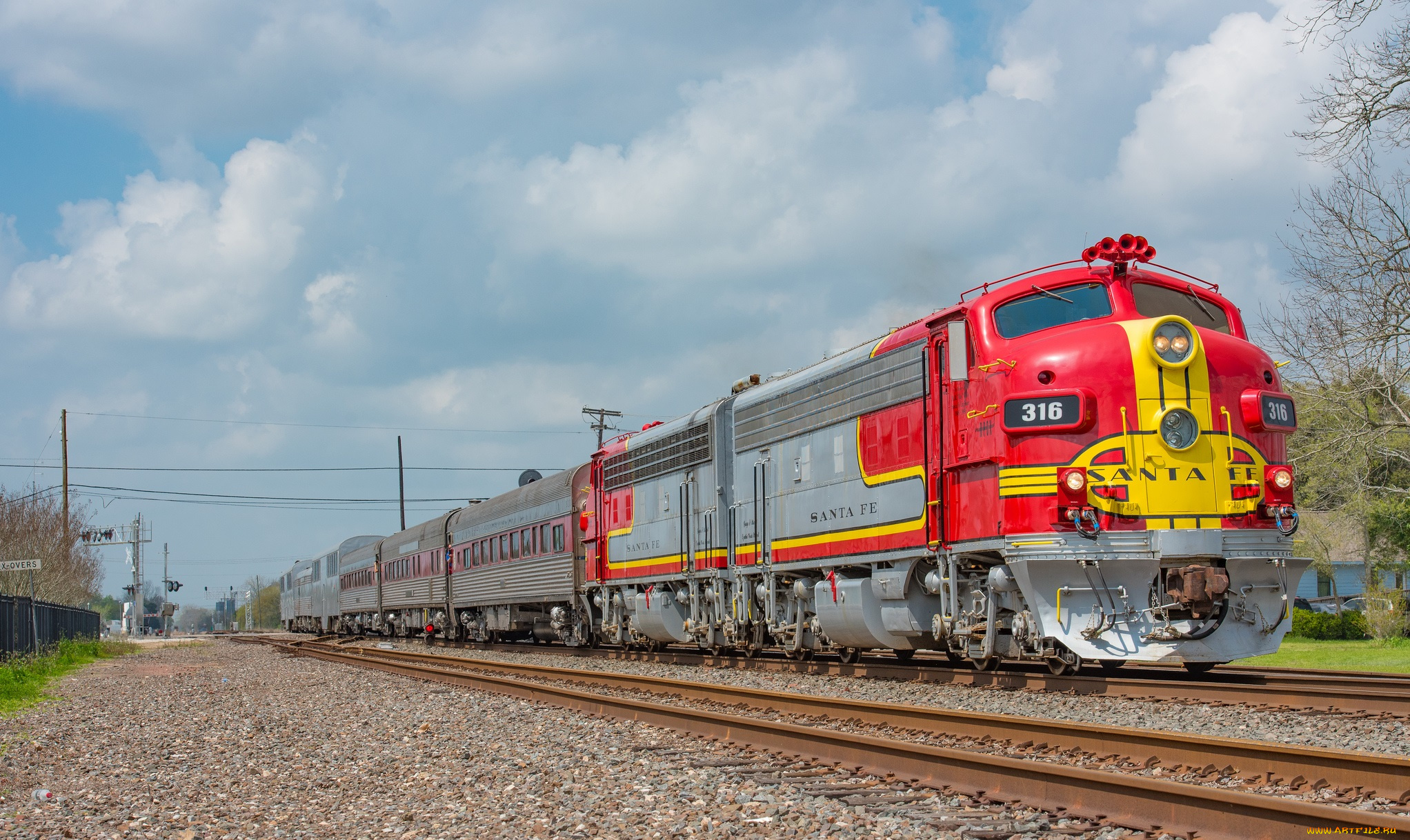 техника, поезда, локомотив, состав