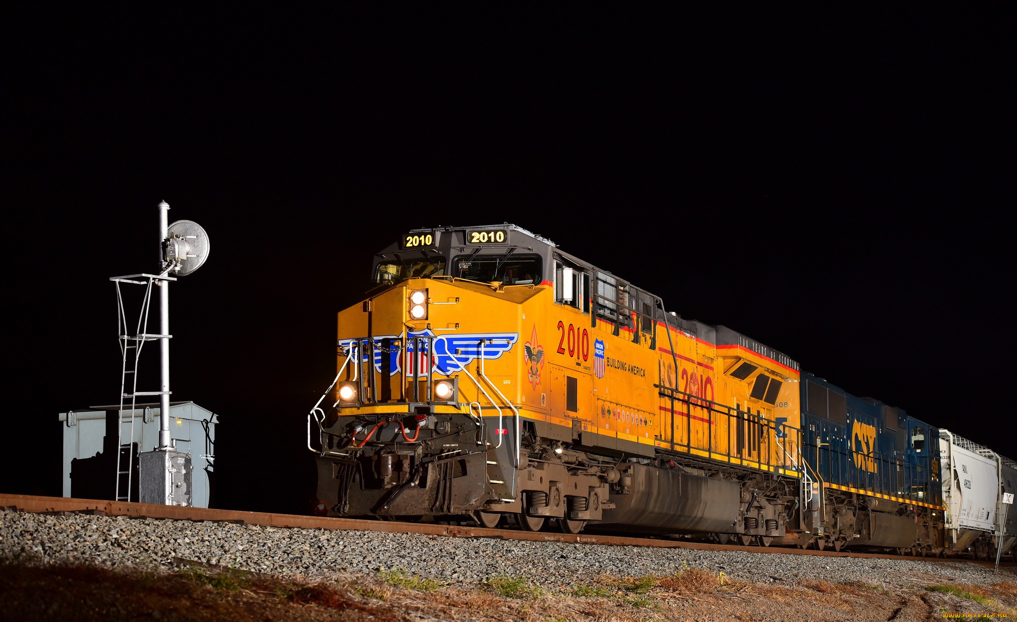 техника, поезда, локомотив, состав