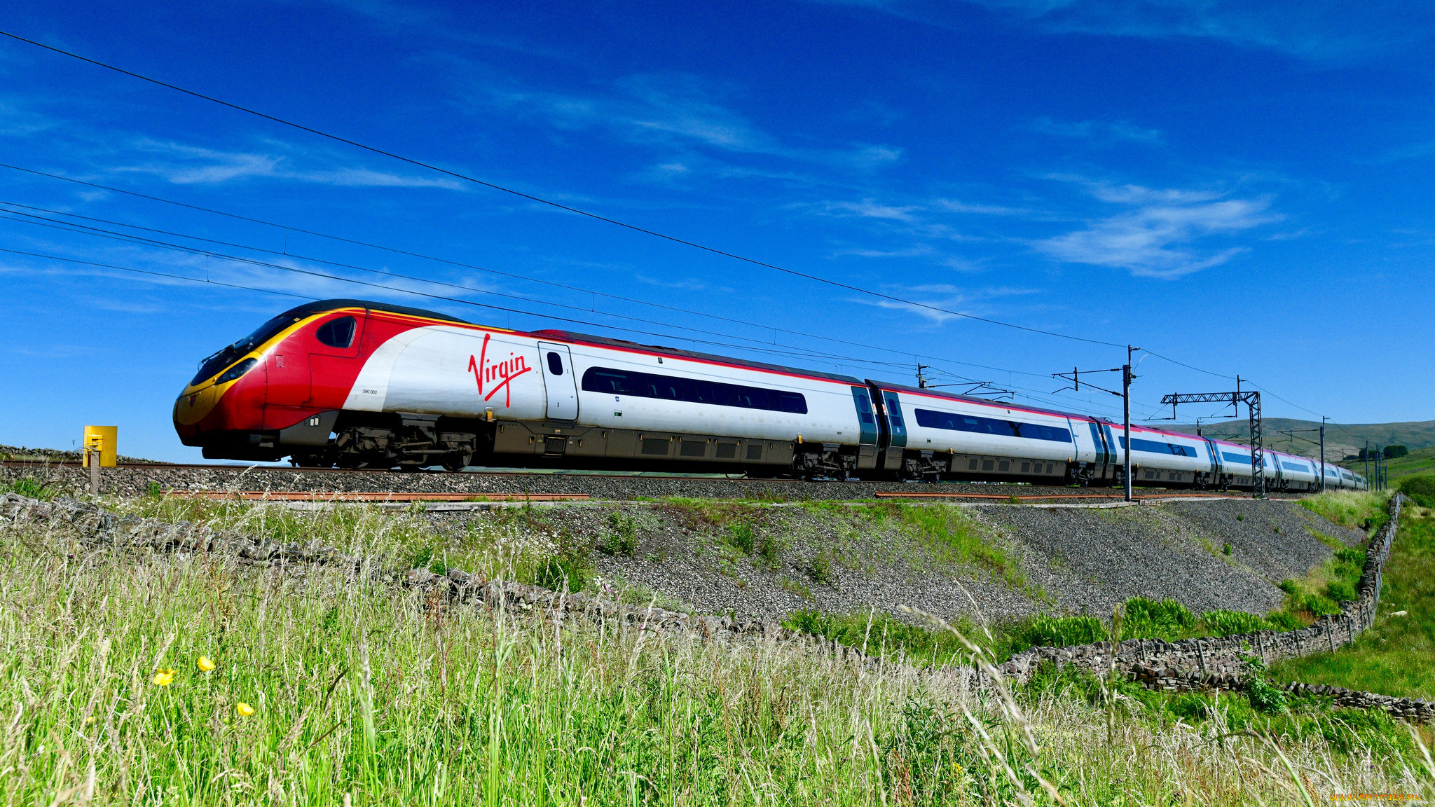 техника, поезда, локомотив, состав