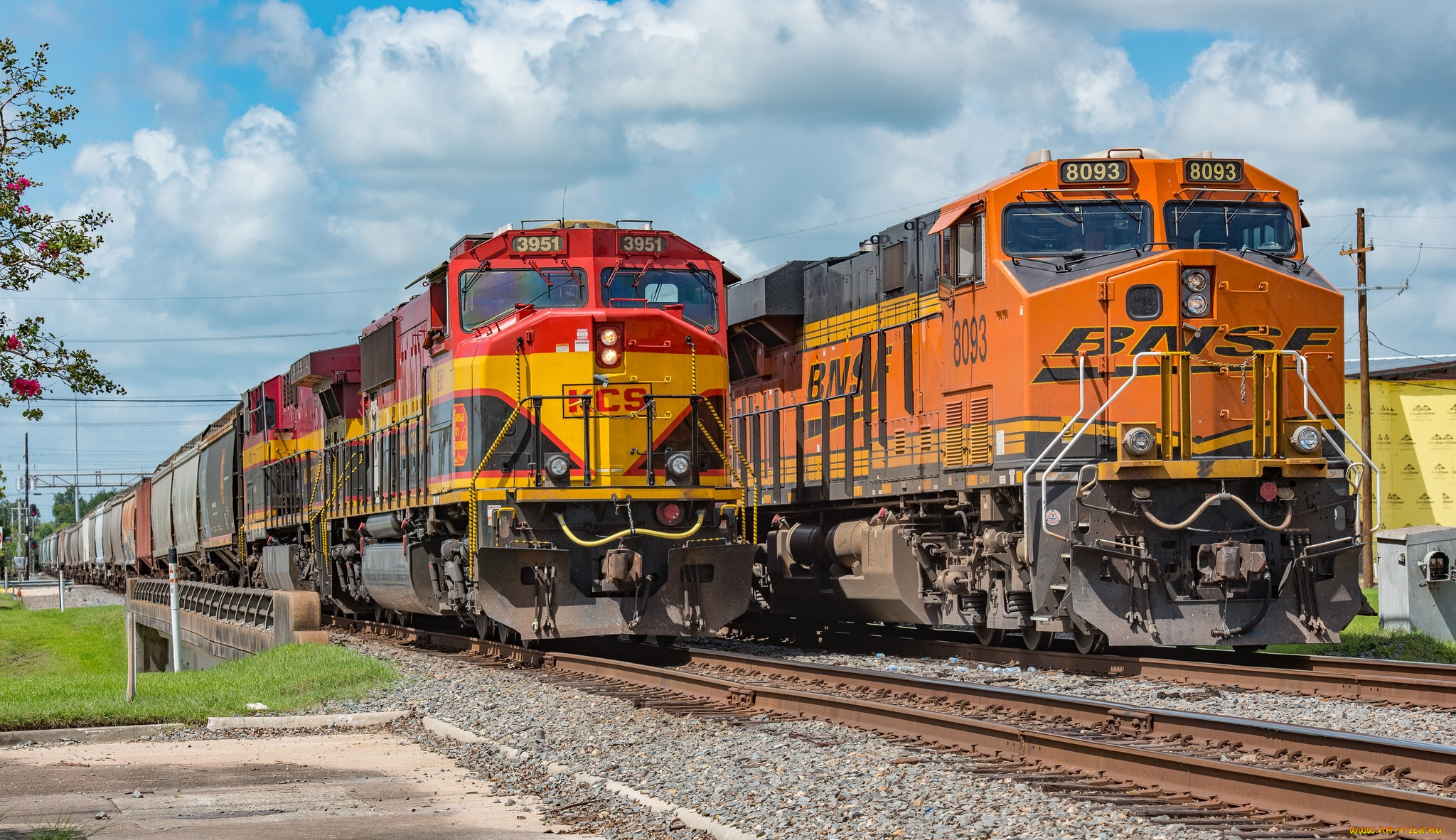 техника, поезда, локомотив, состав