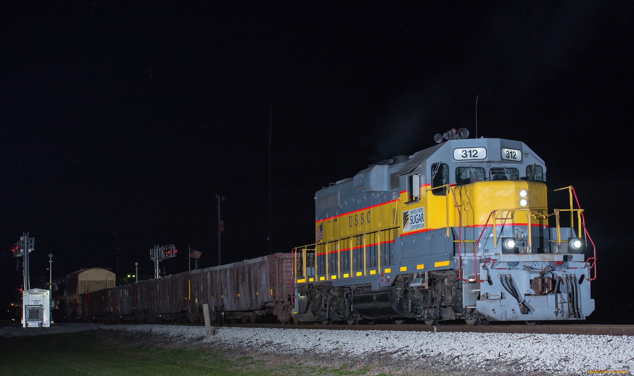 техника, поезда, локомотив, состав