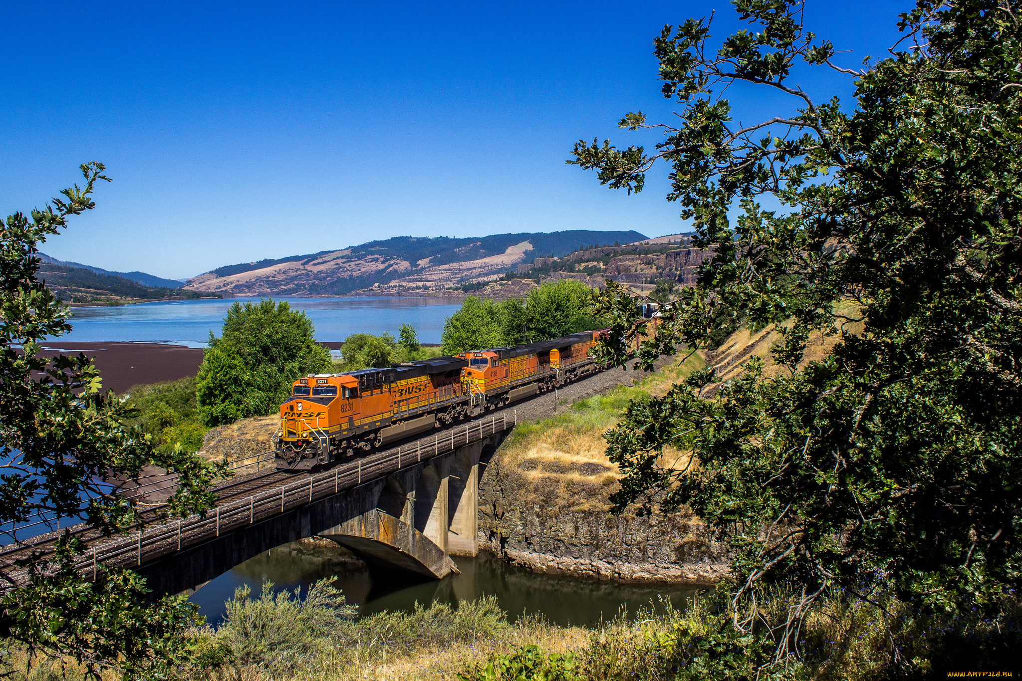 техника, поезда, локомотив, состав