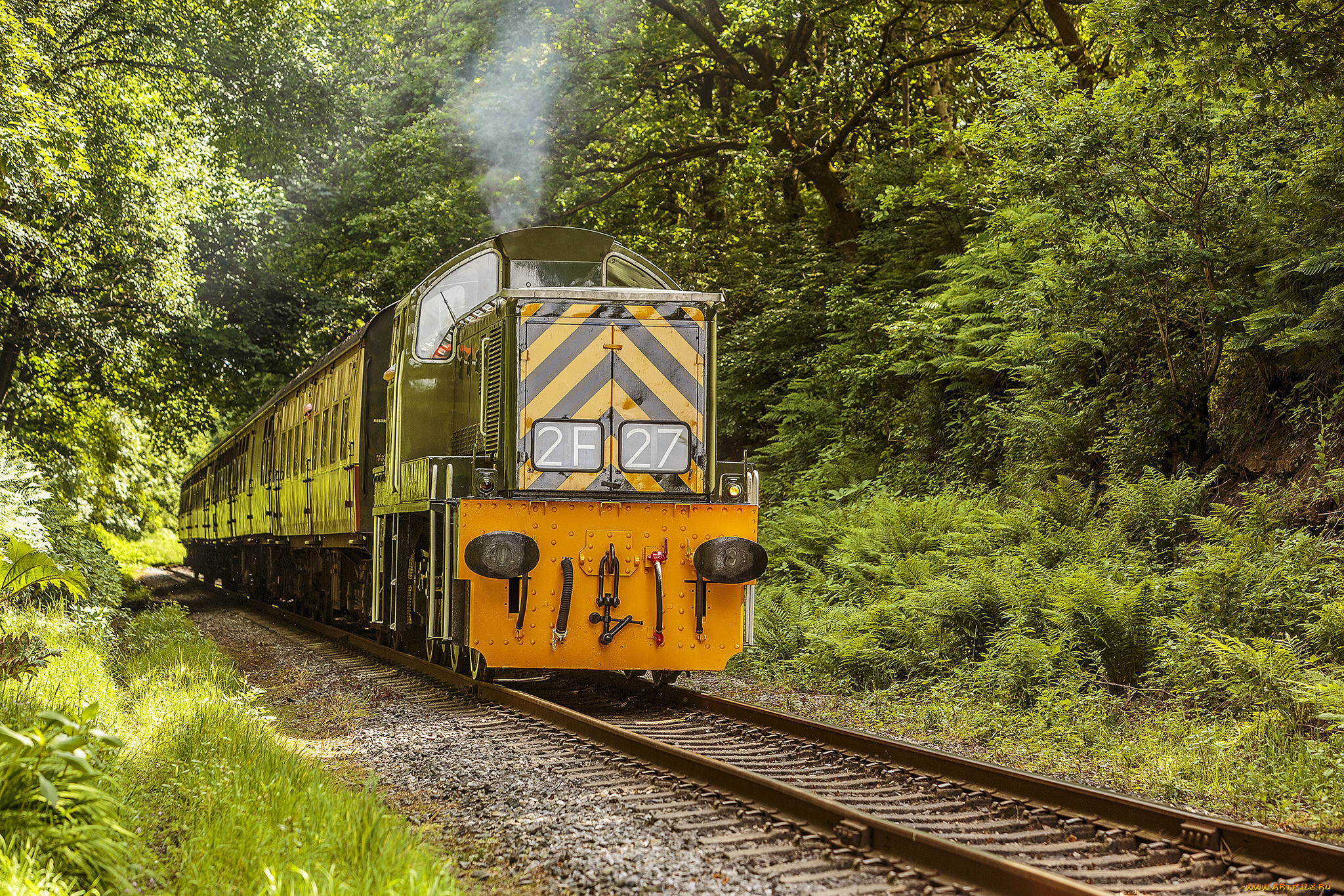 техника, поезда, локомотив, состав