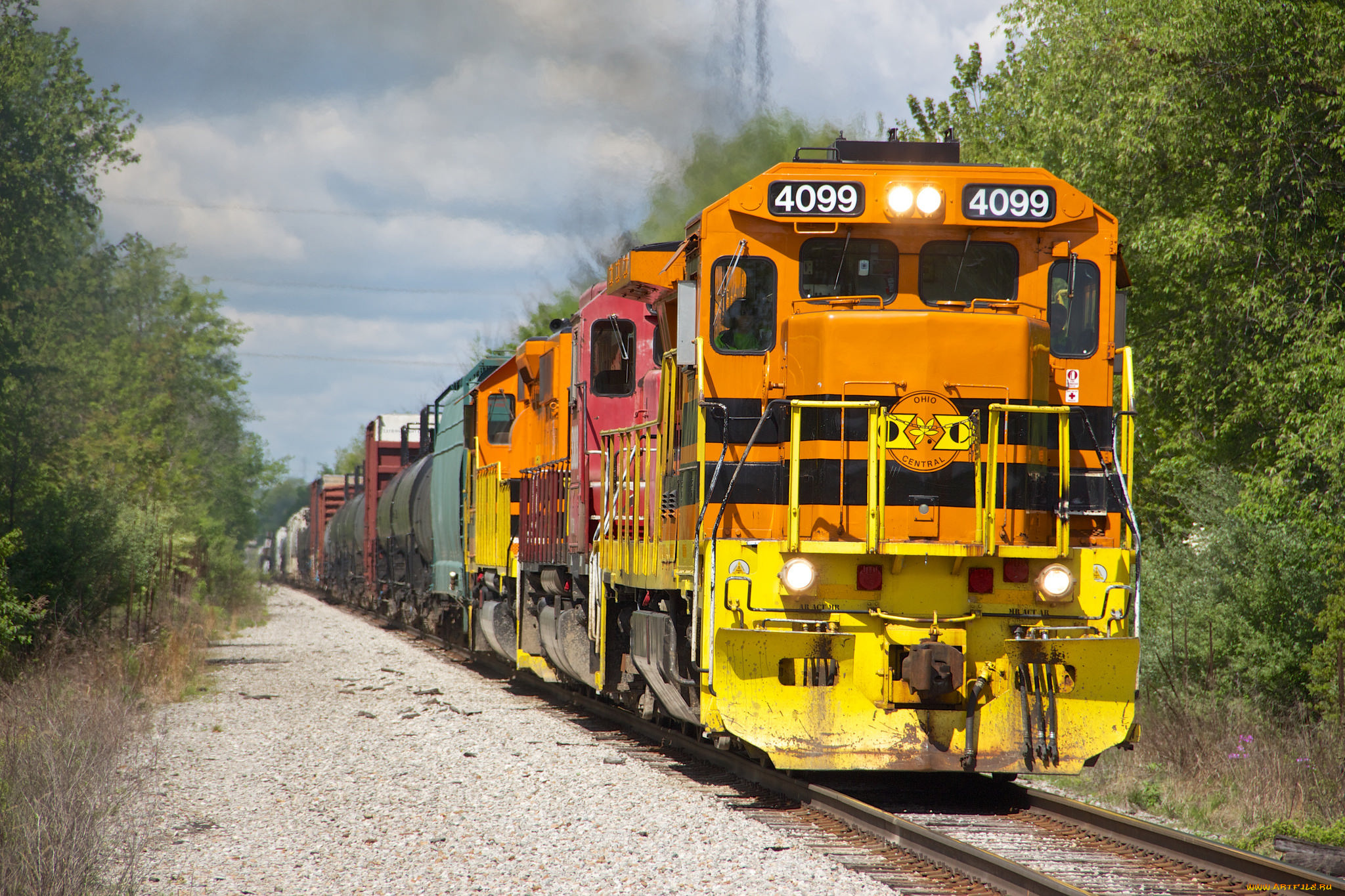 техника, поезда, состав, локомотив